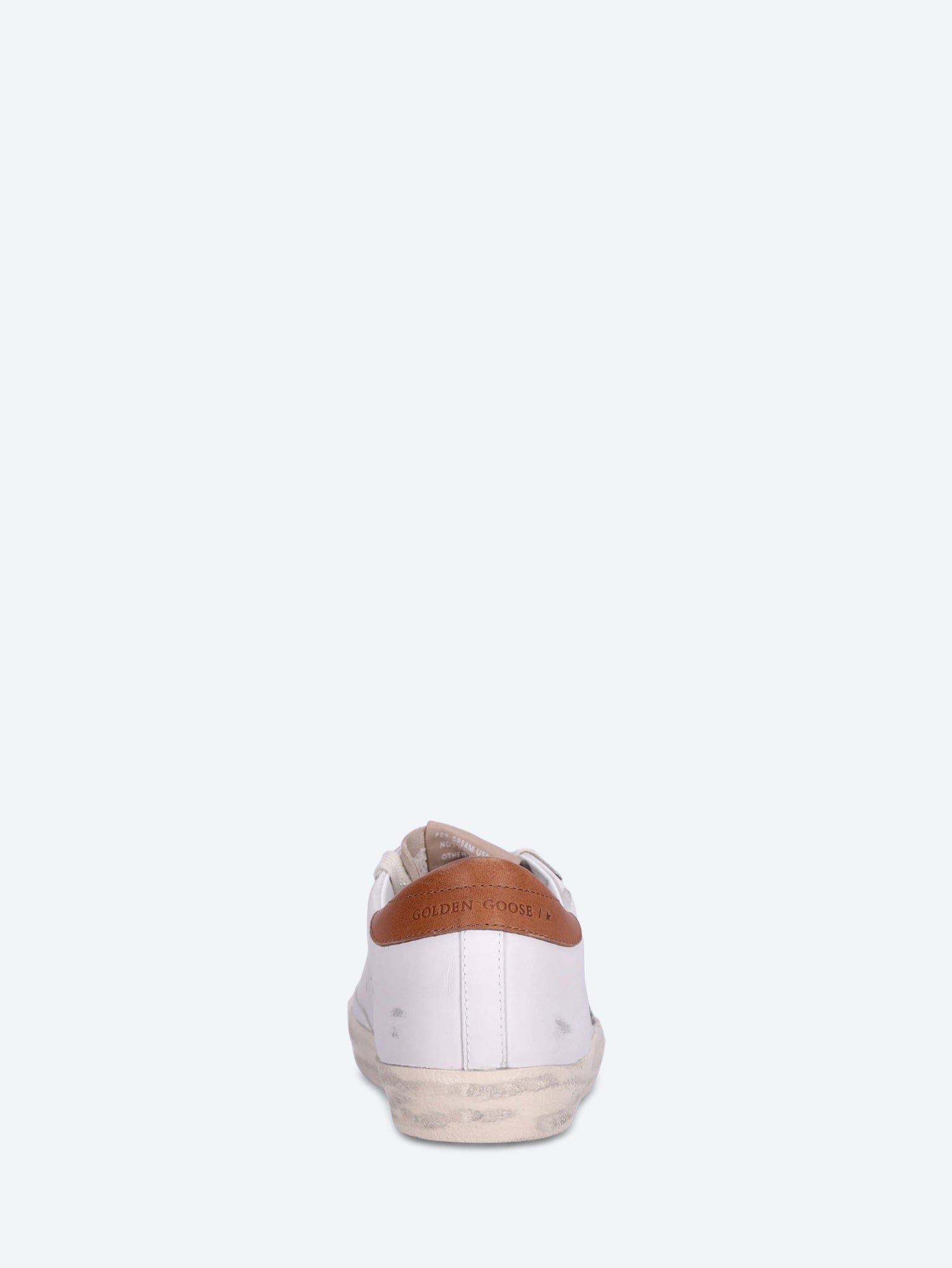 Golden Goose Super star leather upper and heel suede toe glitter star sneakers