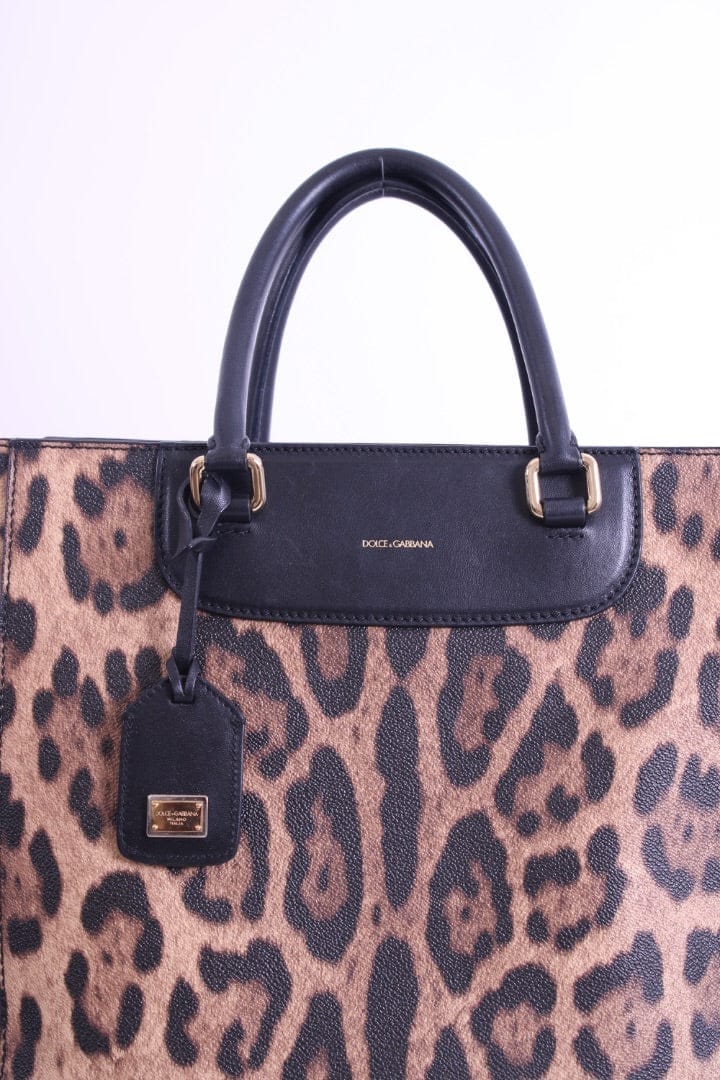 Dolce & Gabbana Tote Bag Leopard Print
