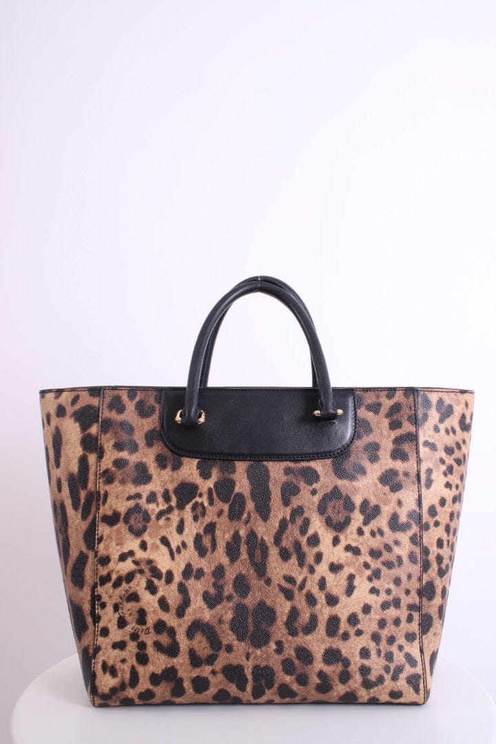 Dolce & Gabbana Tote Bag Leopard Print
