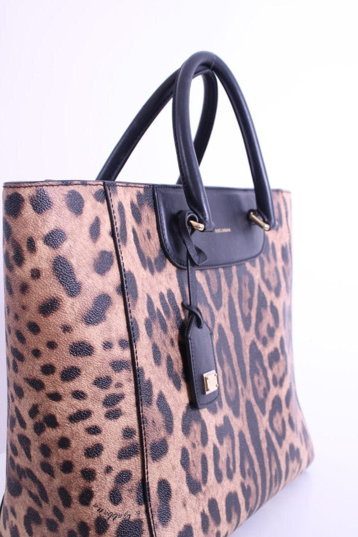 Dolce & Gabbana Tote Bag Leopard Print