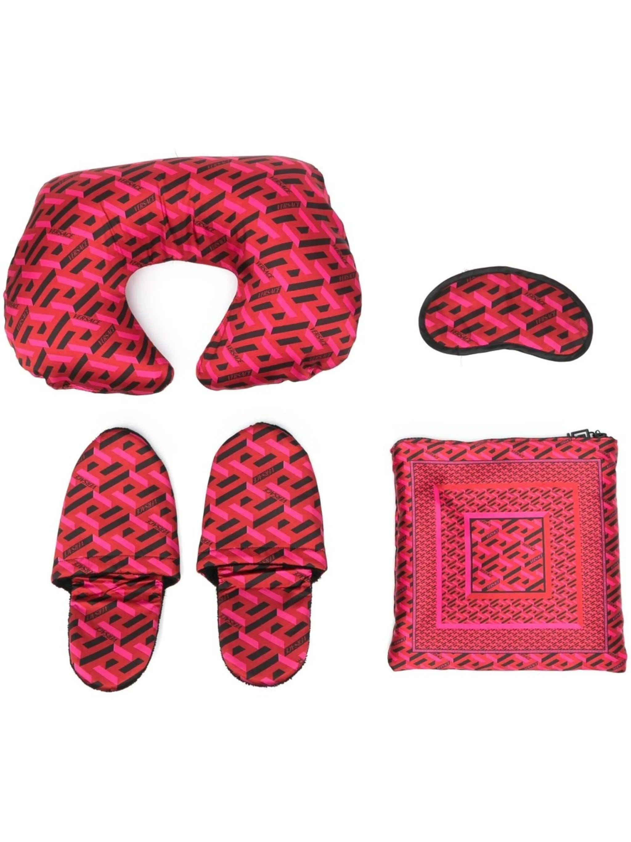 Versace patterned travel set