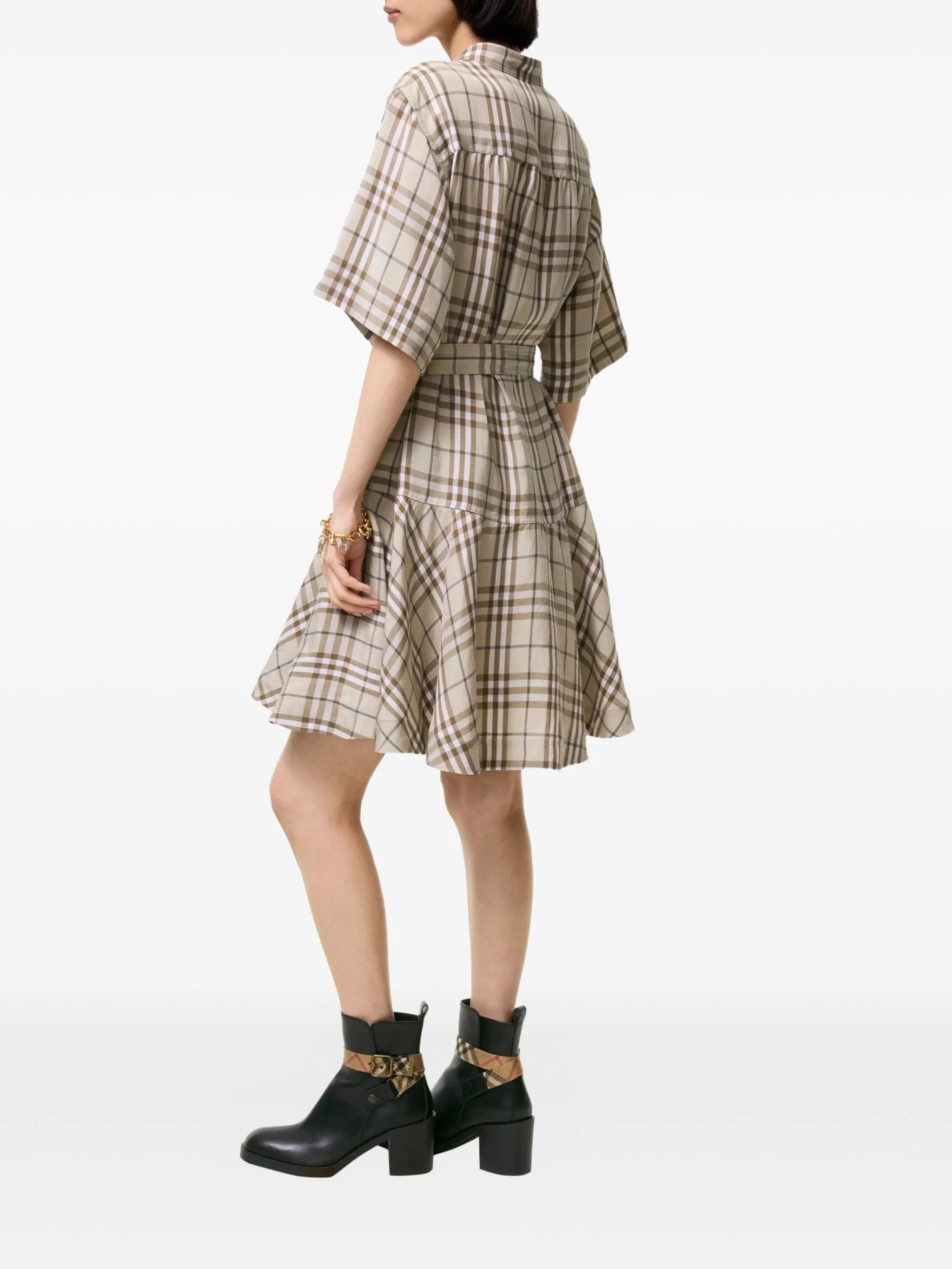 Burberry Check linen - blend dress