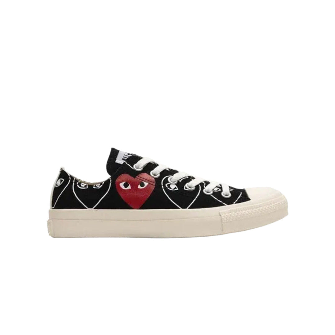 Converse Comme des Garçons Play x Converse Chuck 70 Low Heart Print - Black Red