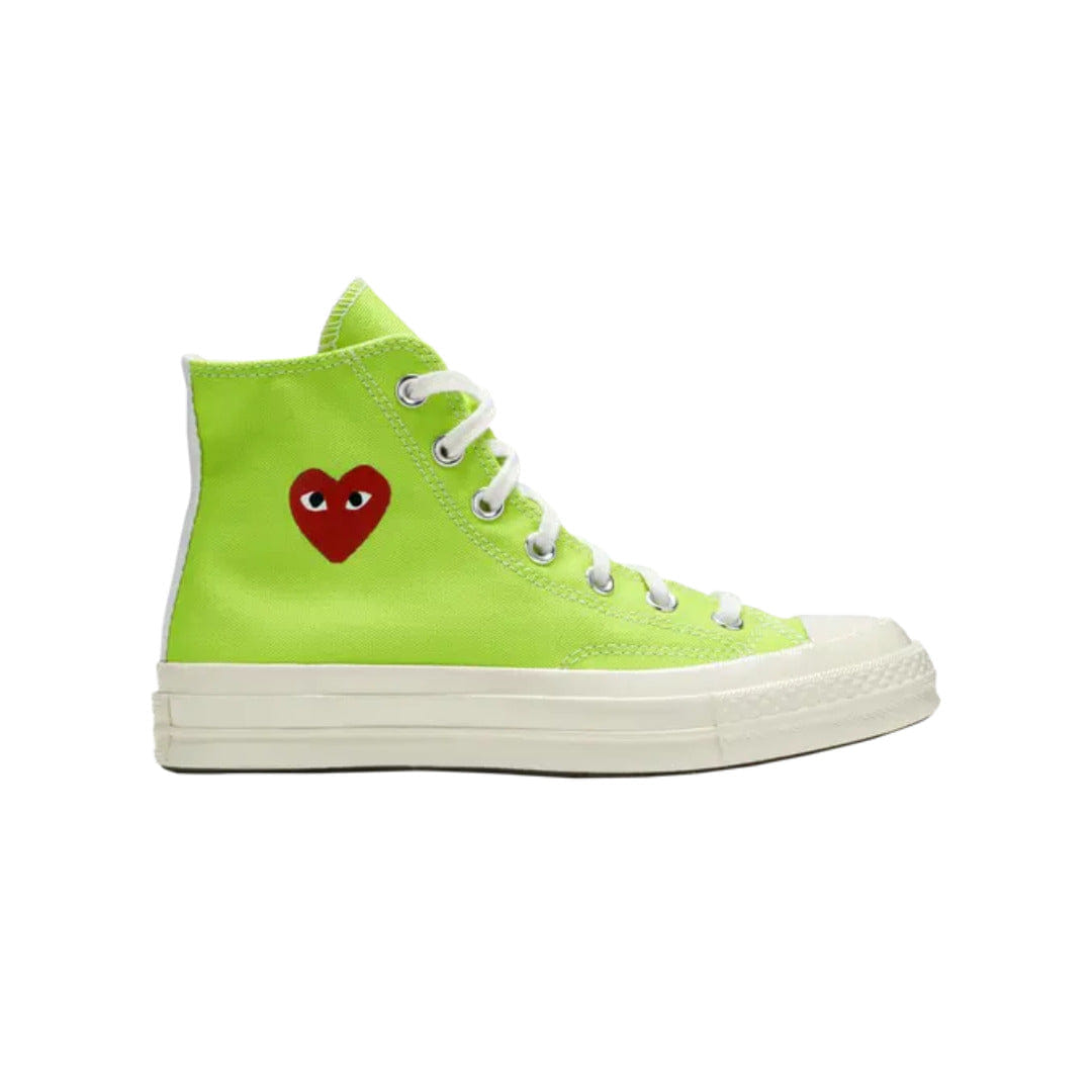 Converse Comme des Garçons PLAY x Converse Chuck 70 High Bright Green