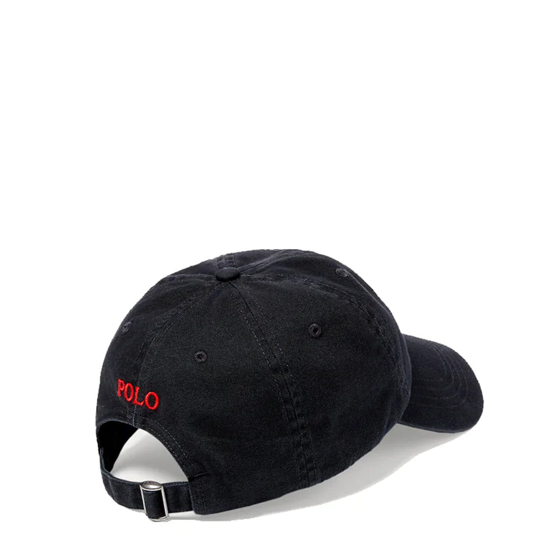 POLO RALPH Lauren COTTON CHINO BALL CAP BLACK