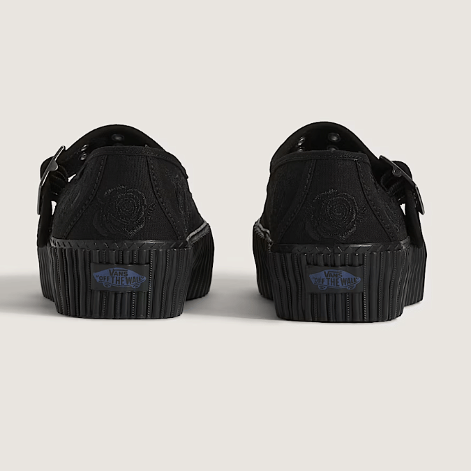 Vans Mary Jane Creeper Shoe Spooky Black