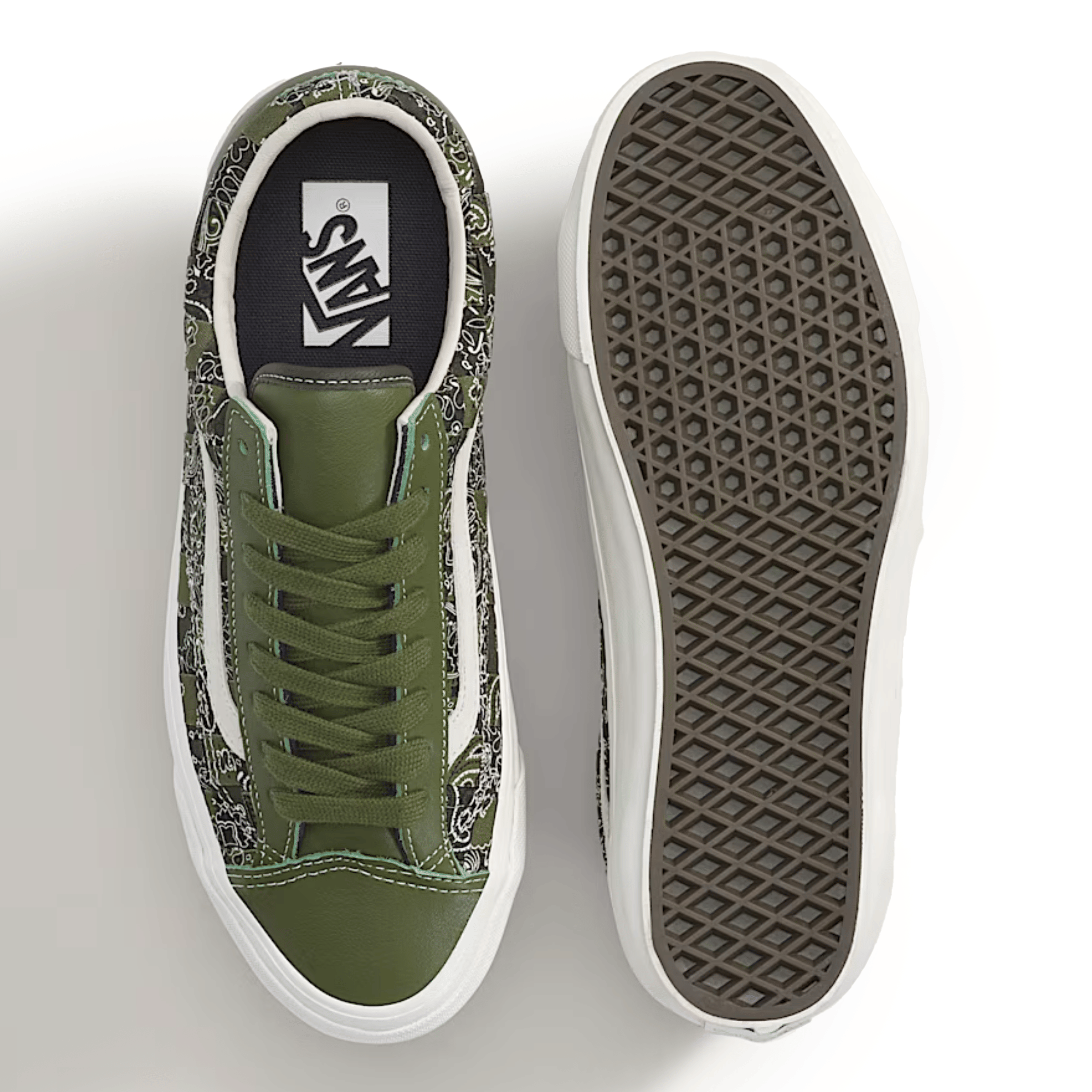 Vans Men's Premium Old Skool 36 Bandana Green
