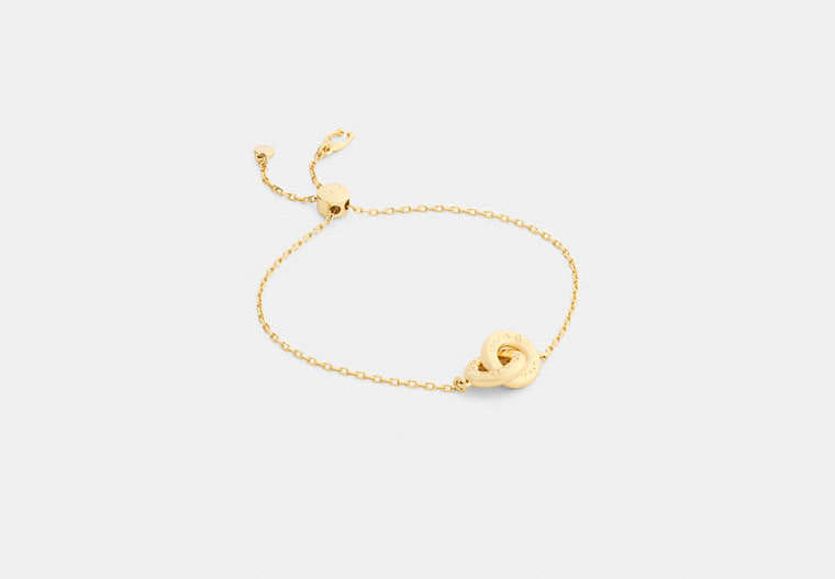 Coach Interlock Slider Bracelet