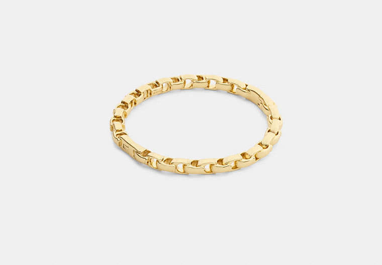 Coach Signature Chain Hinged Bangle