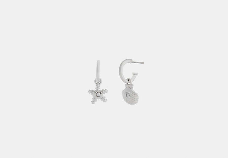 Coach Seashells Huggie Earrings