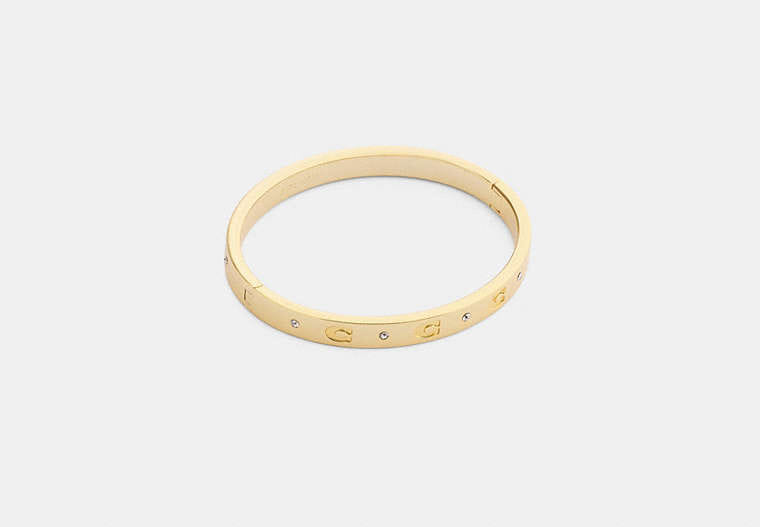 Coach Repeated C Hinged Bangle