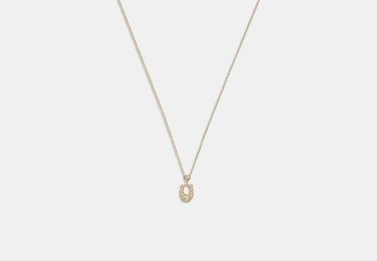 Coach Signature Pavé Necklace