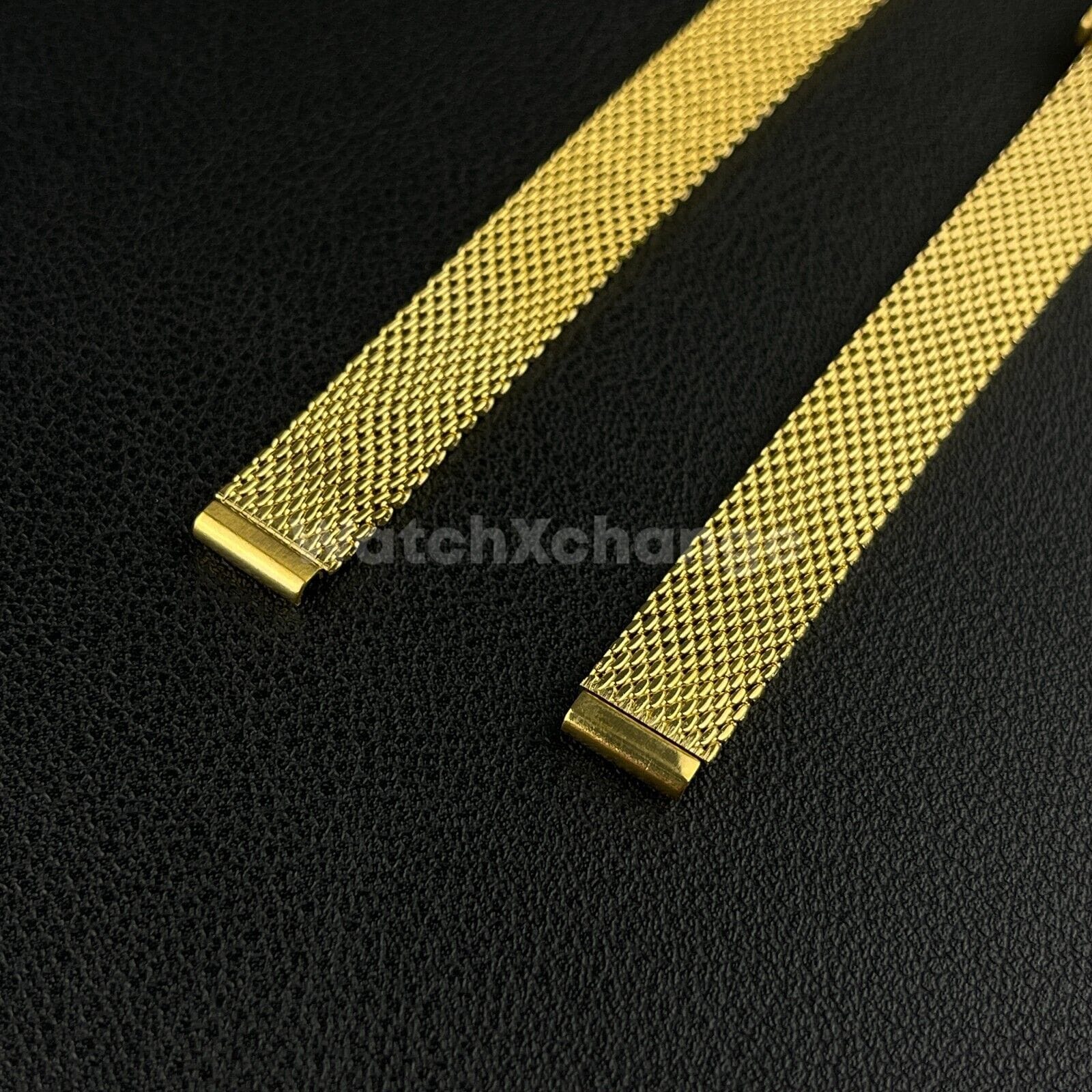 Tissot Gold 9 mm Watch Strap For TISSOT Mesh Milanese Steel Metal Band Bracelet