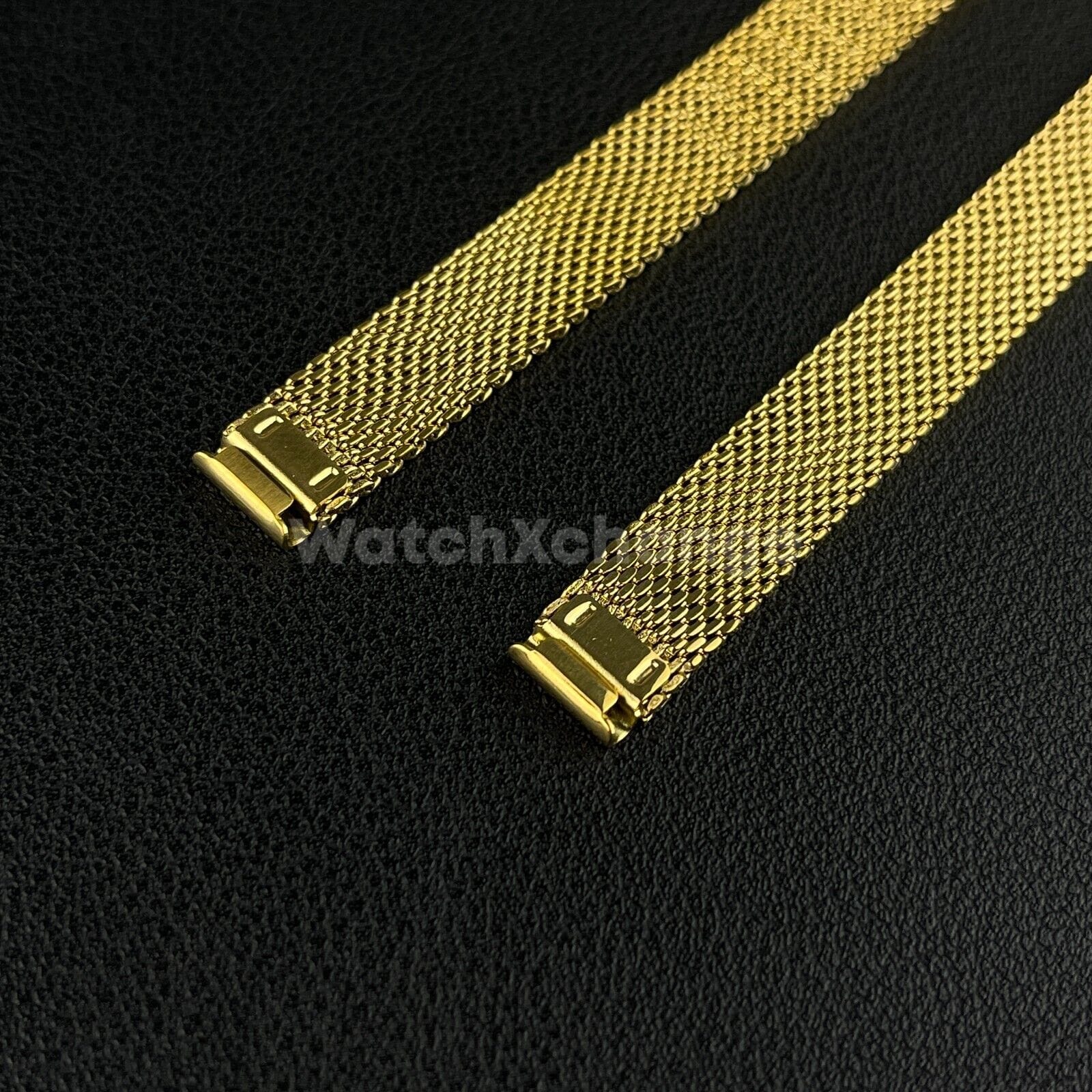 Tissot Gold 9 mm Watch Strap For TISSOT Mesh Milanese Steel Metal Band Bracelet