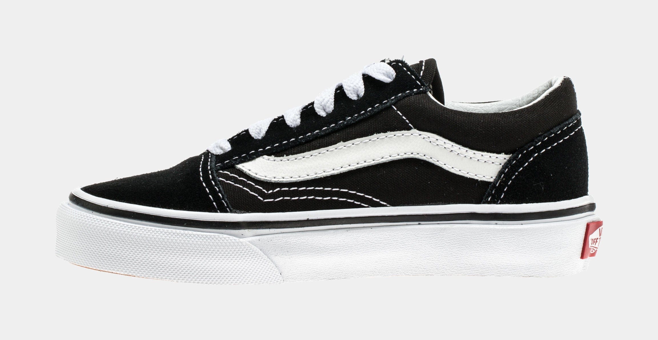 Vans Old Skool Preschool Skate Shoes (Black)