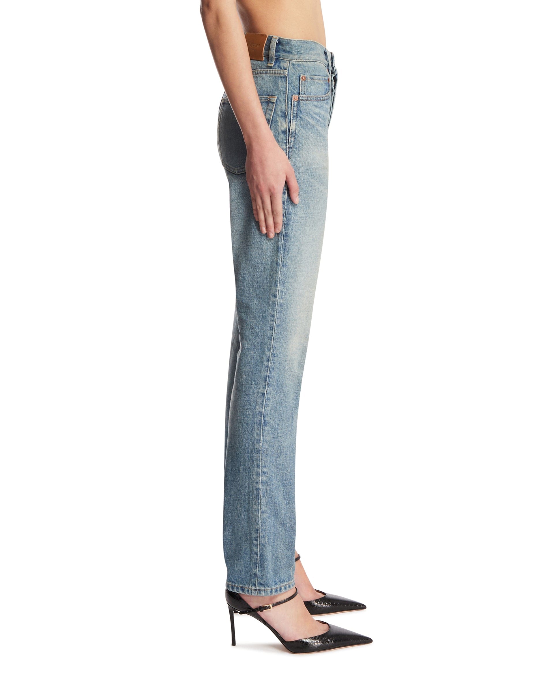 Saint Laurent Jeans A Cinque Tasche Blu