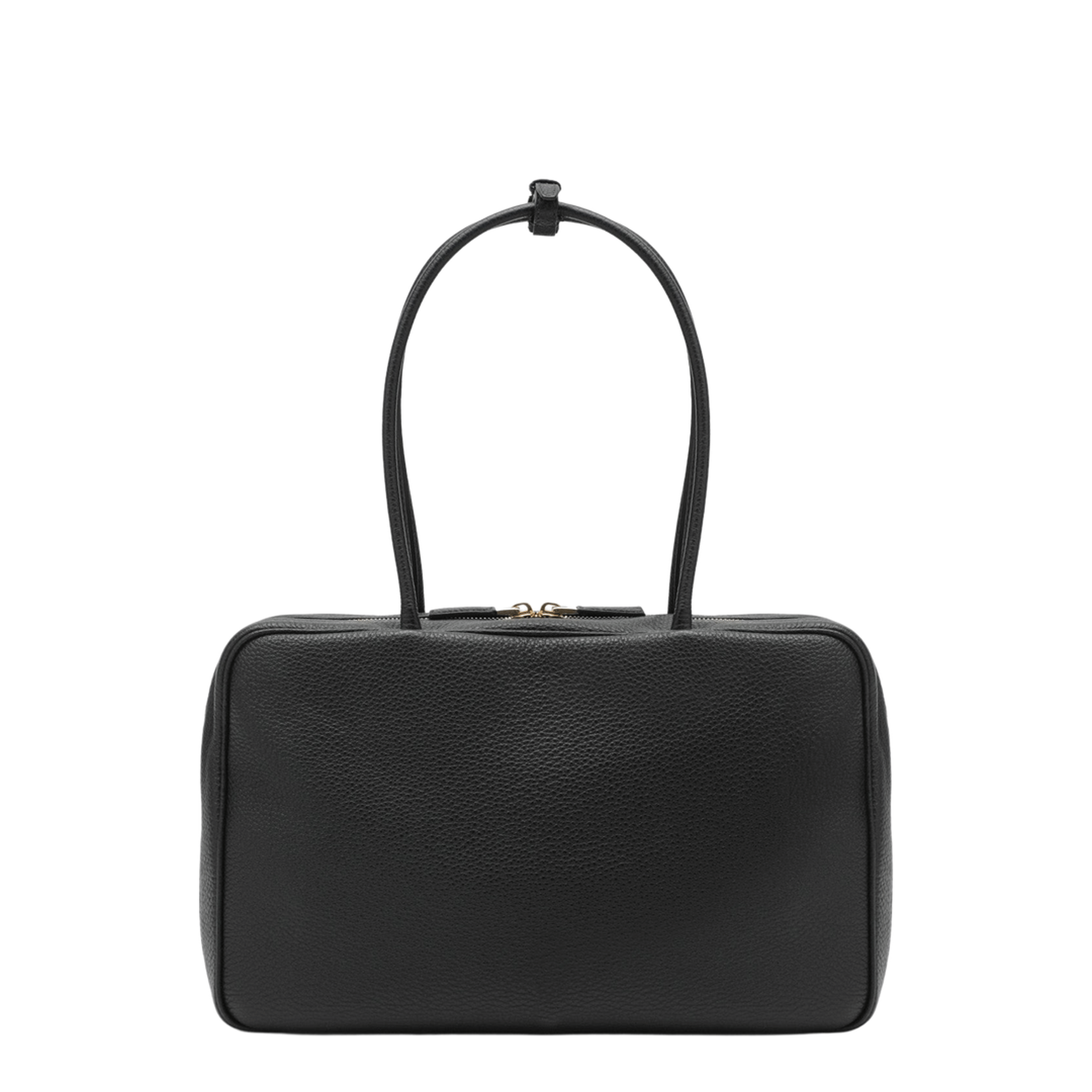 Prada Large Leather Duffle Bag - Black