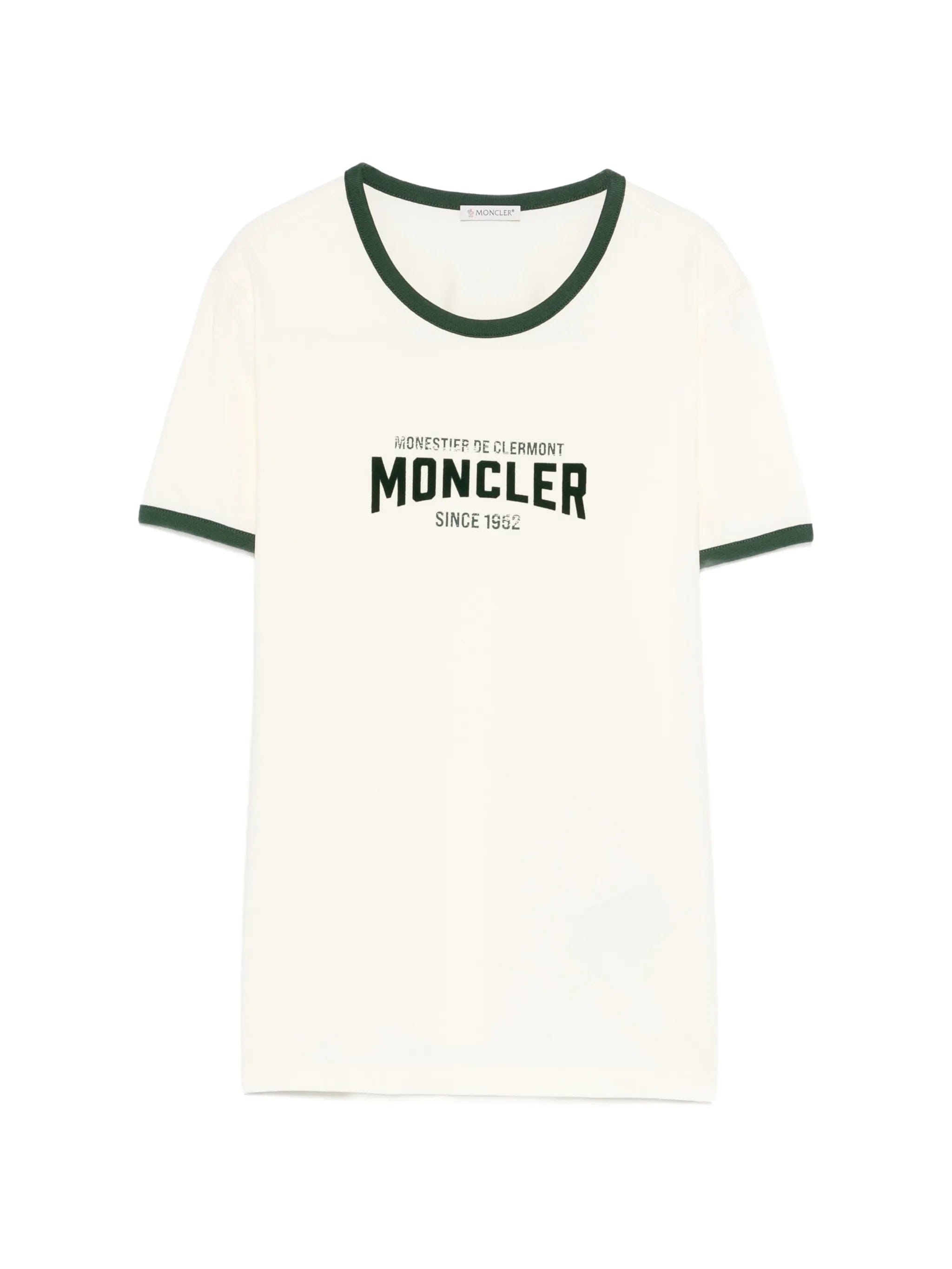 Moncler logo - print crew - neck T - shirt