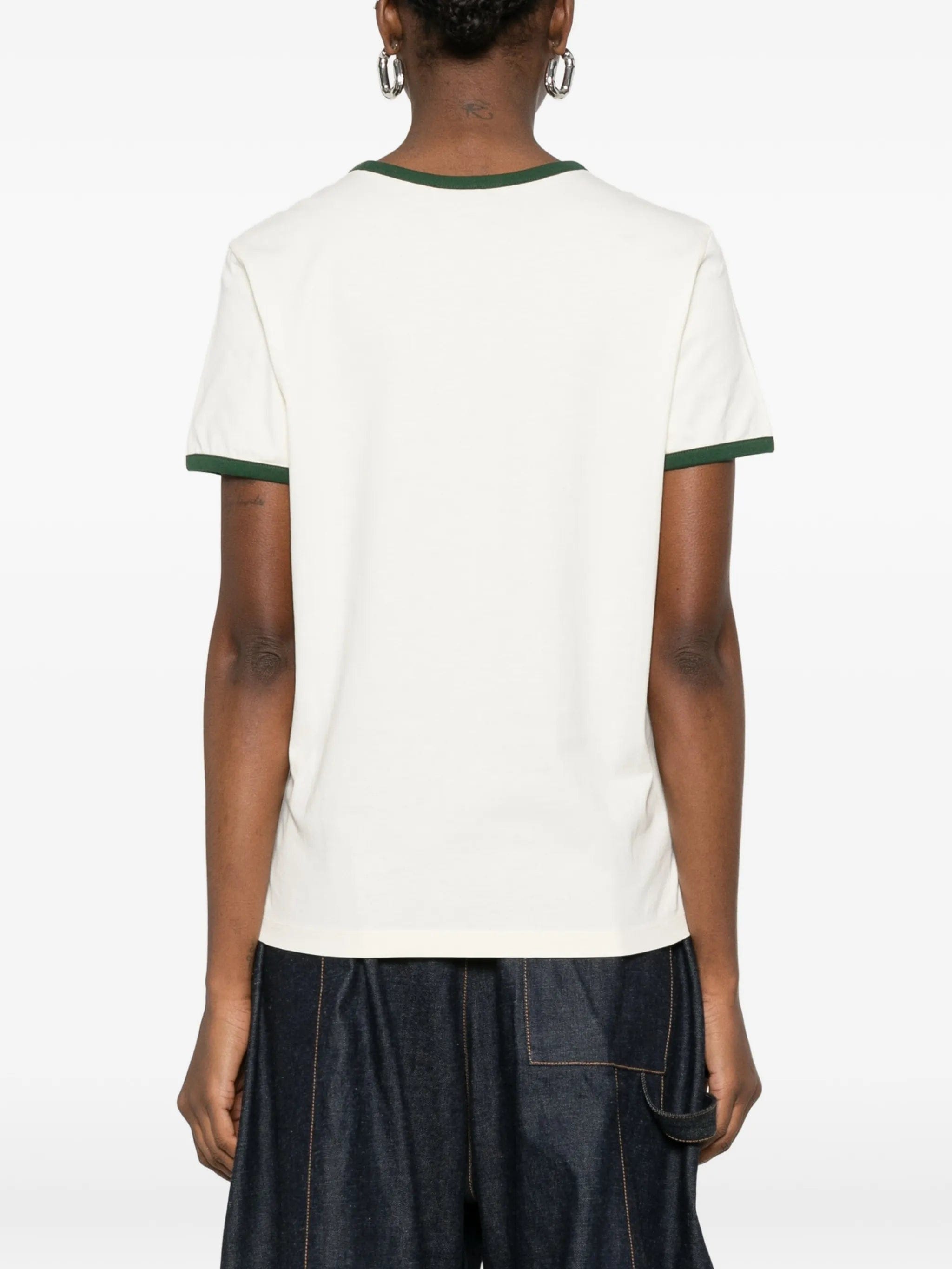 Moncler logo - print crew - neck T - shirt