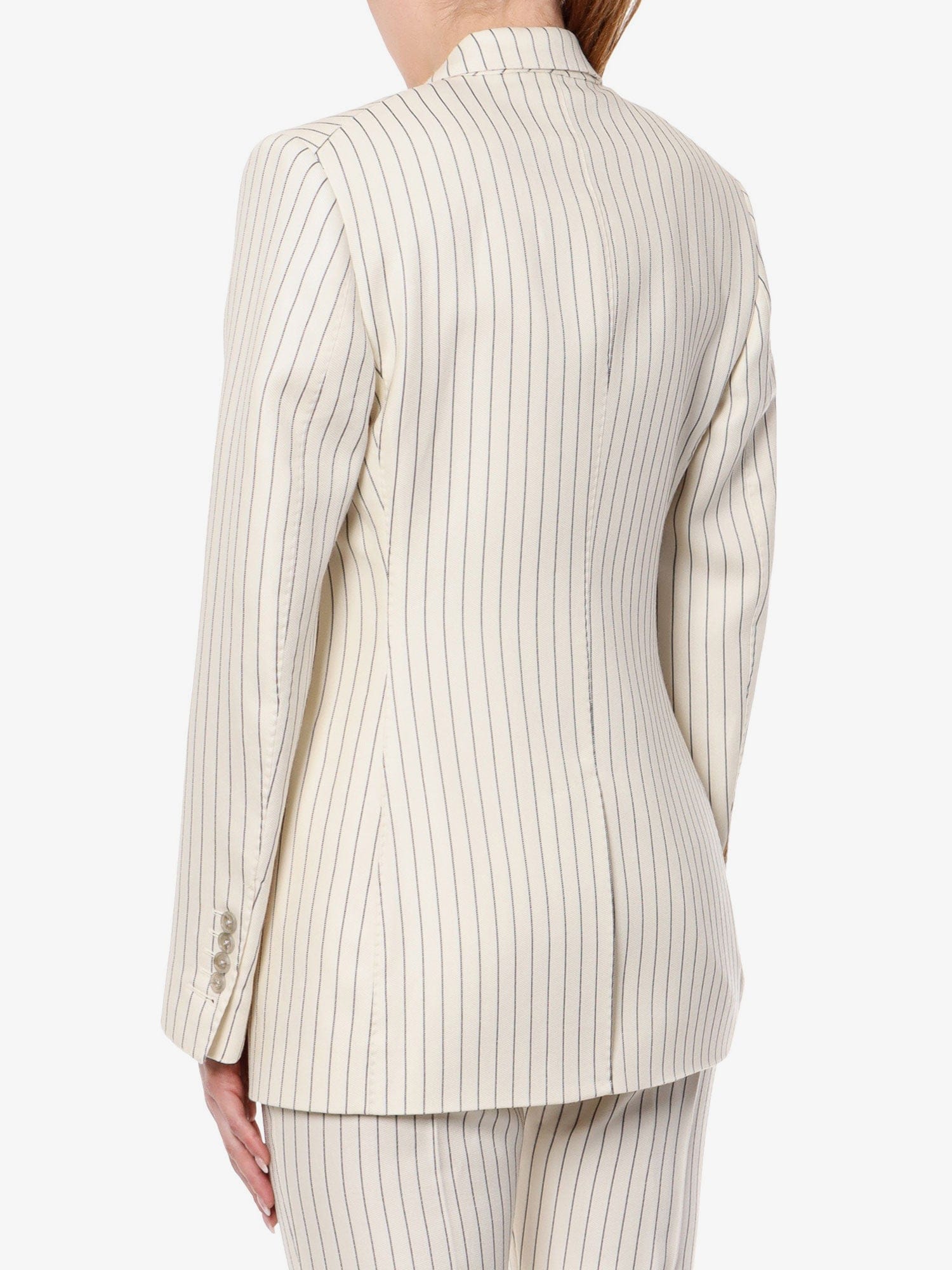 TOM FORD Double - breasted jacket with striped pattern