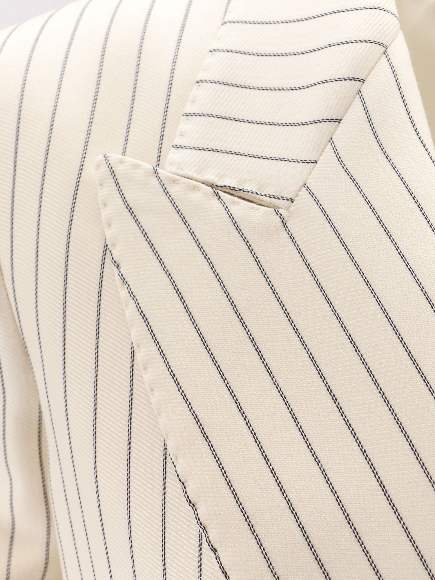 TOM FORD Double - breasted jacket with striped pattern