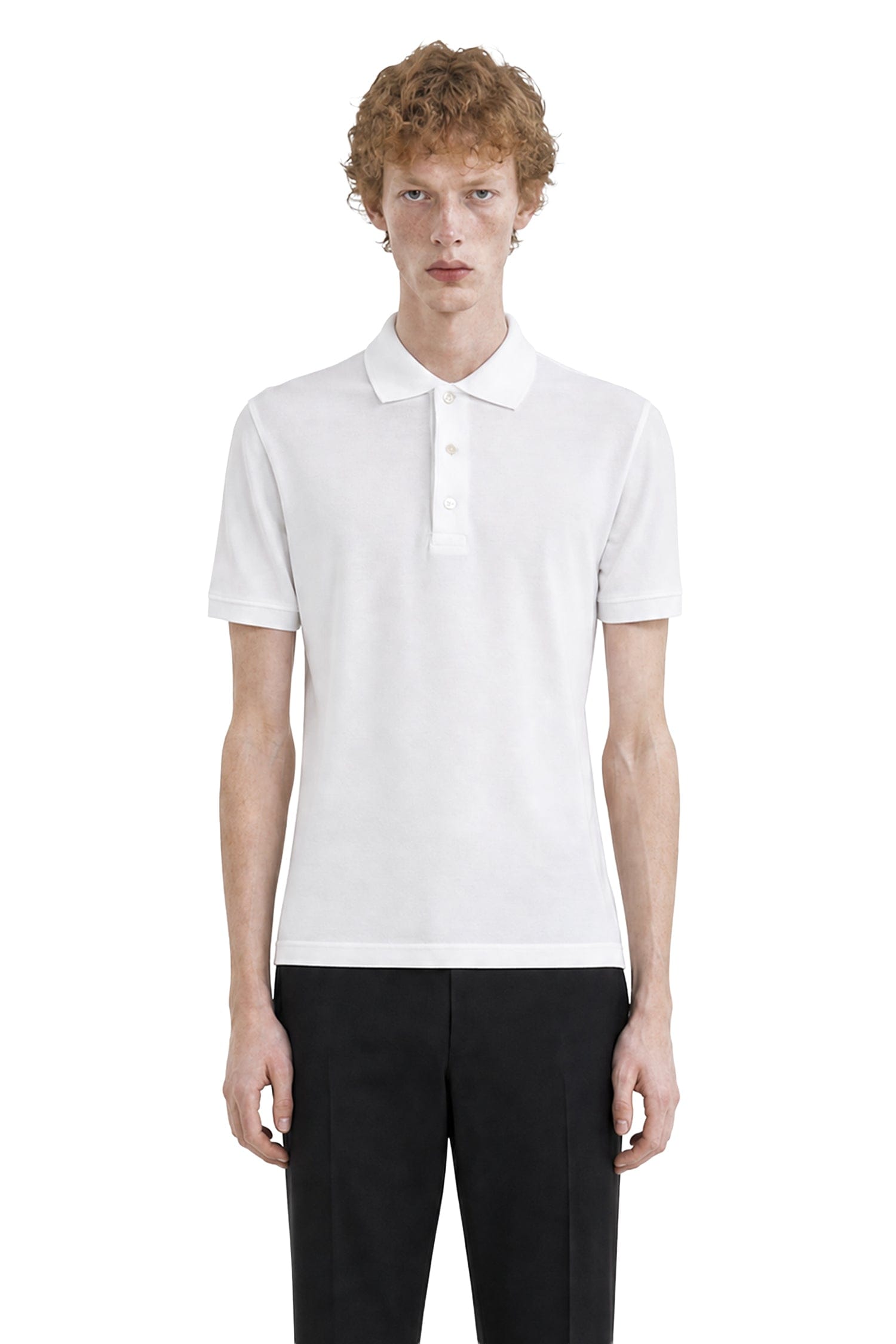 TOM FORD Piqué Short Sleeve Polo Shirt