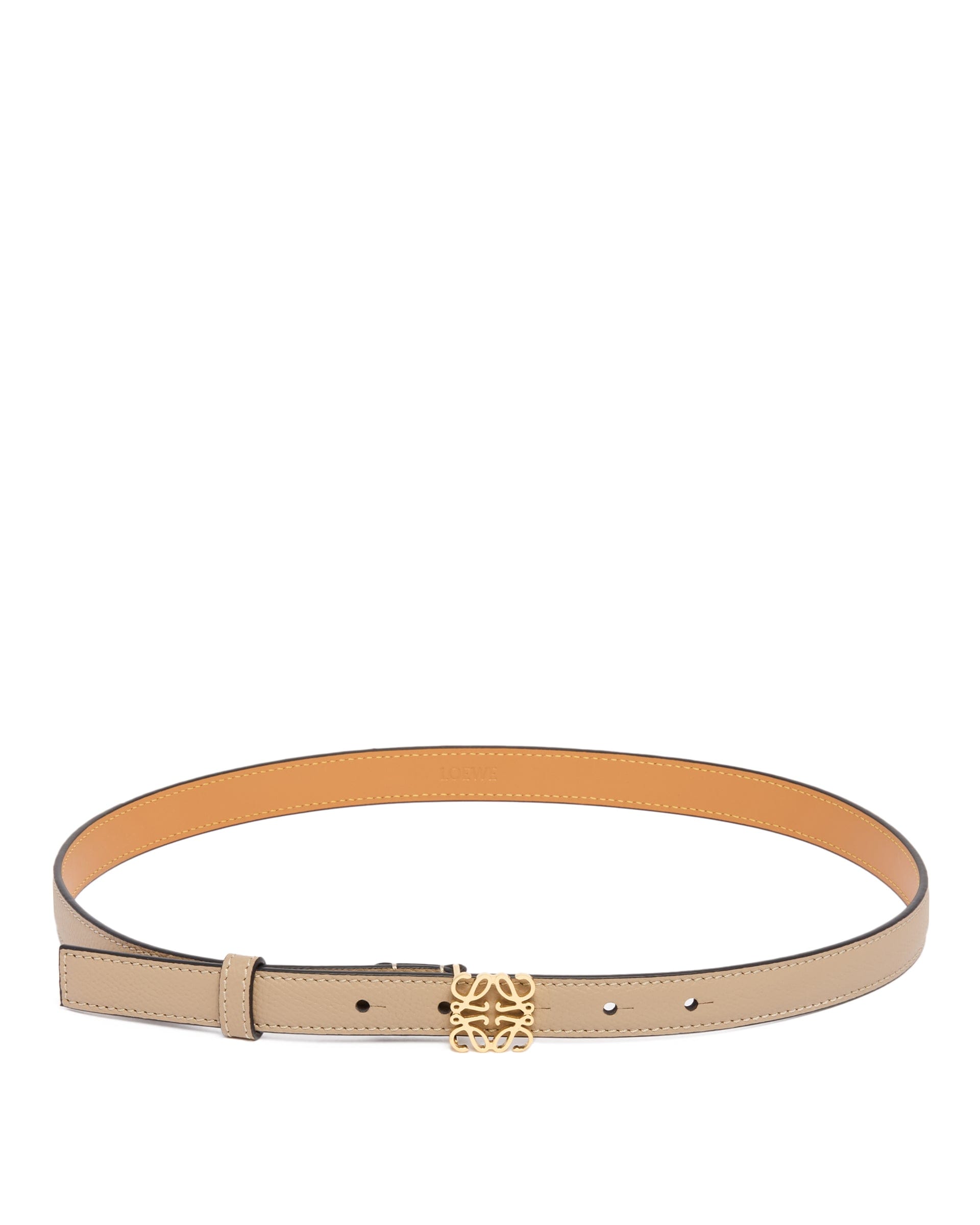 Loewe Cintura Anagram In Pelle Beige