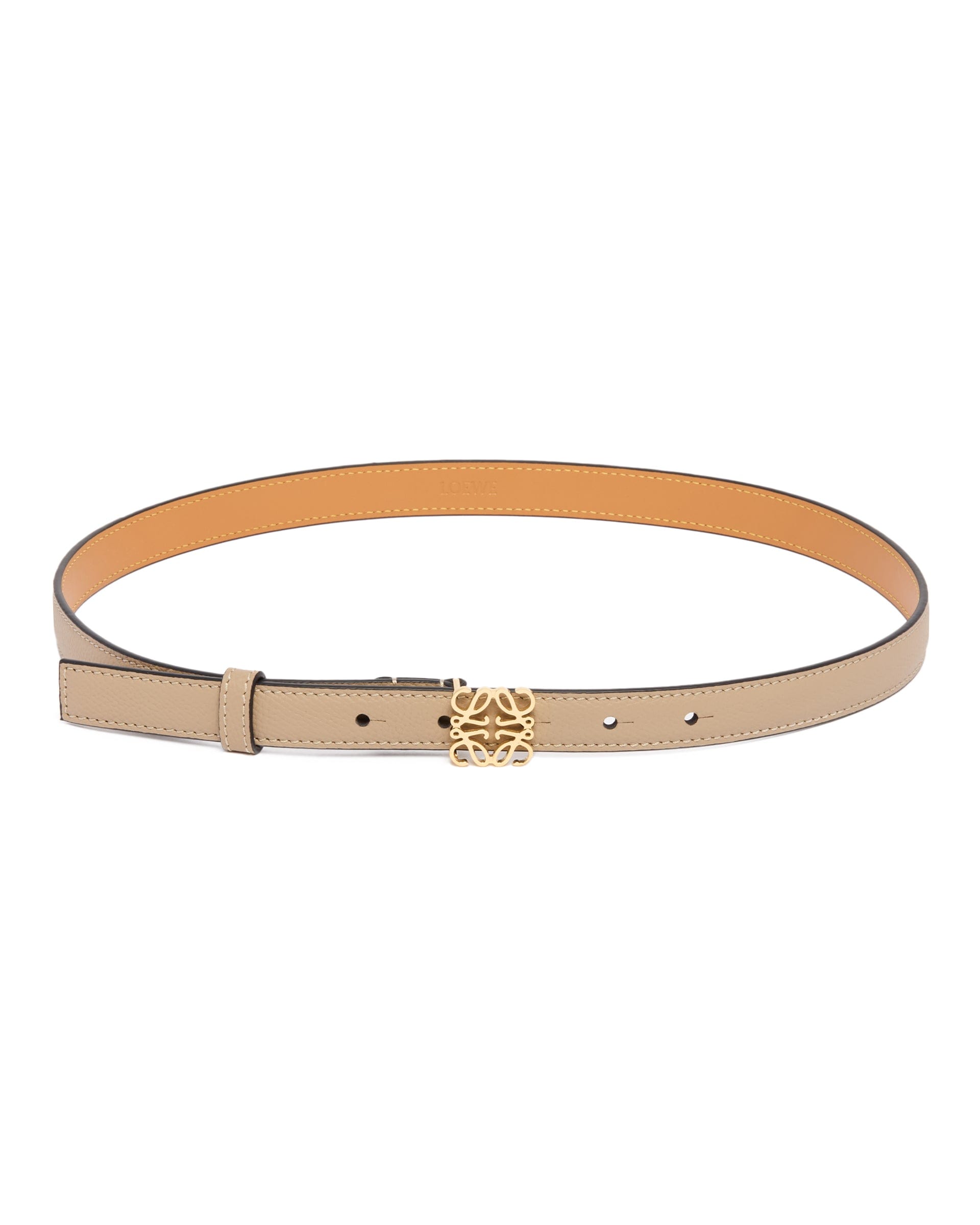 Loewe Cintura Anagram In Pelle Beige