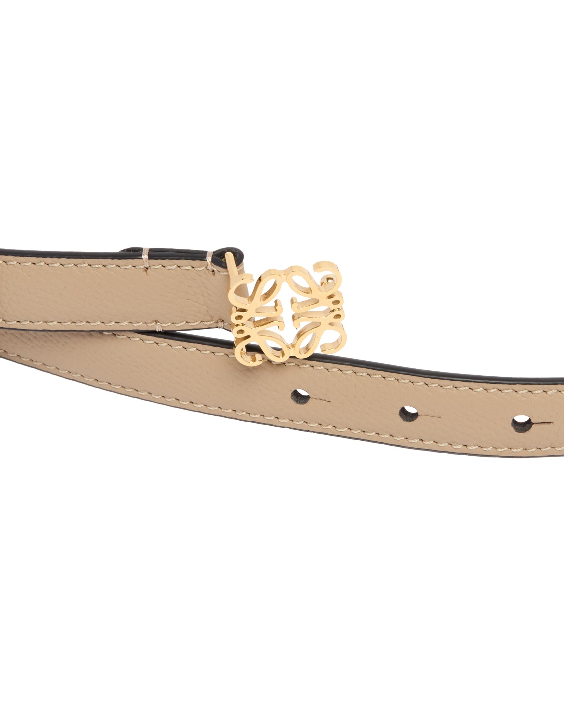 Loewe Cintura Anagram In Pelle Beige