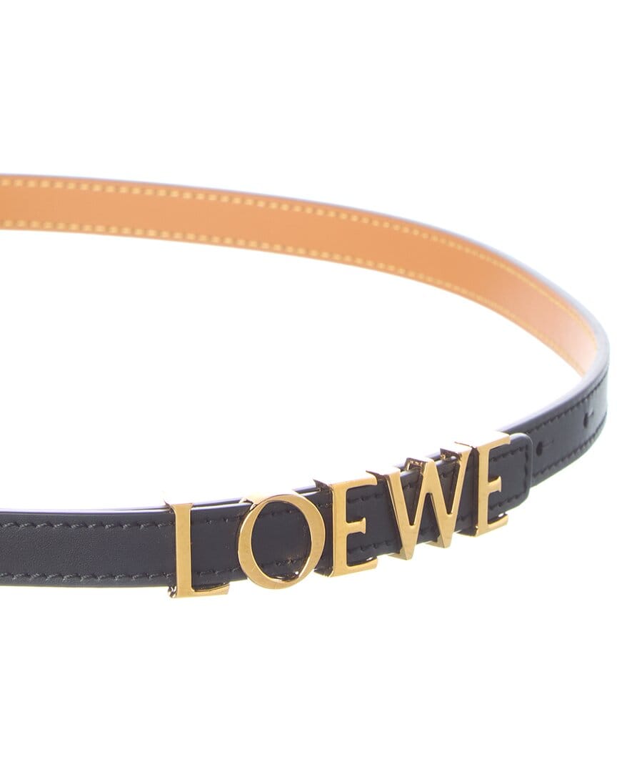 Loewe Logo Leather Belt