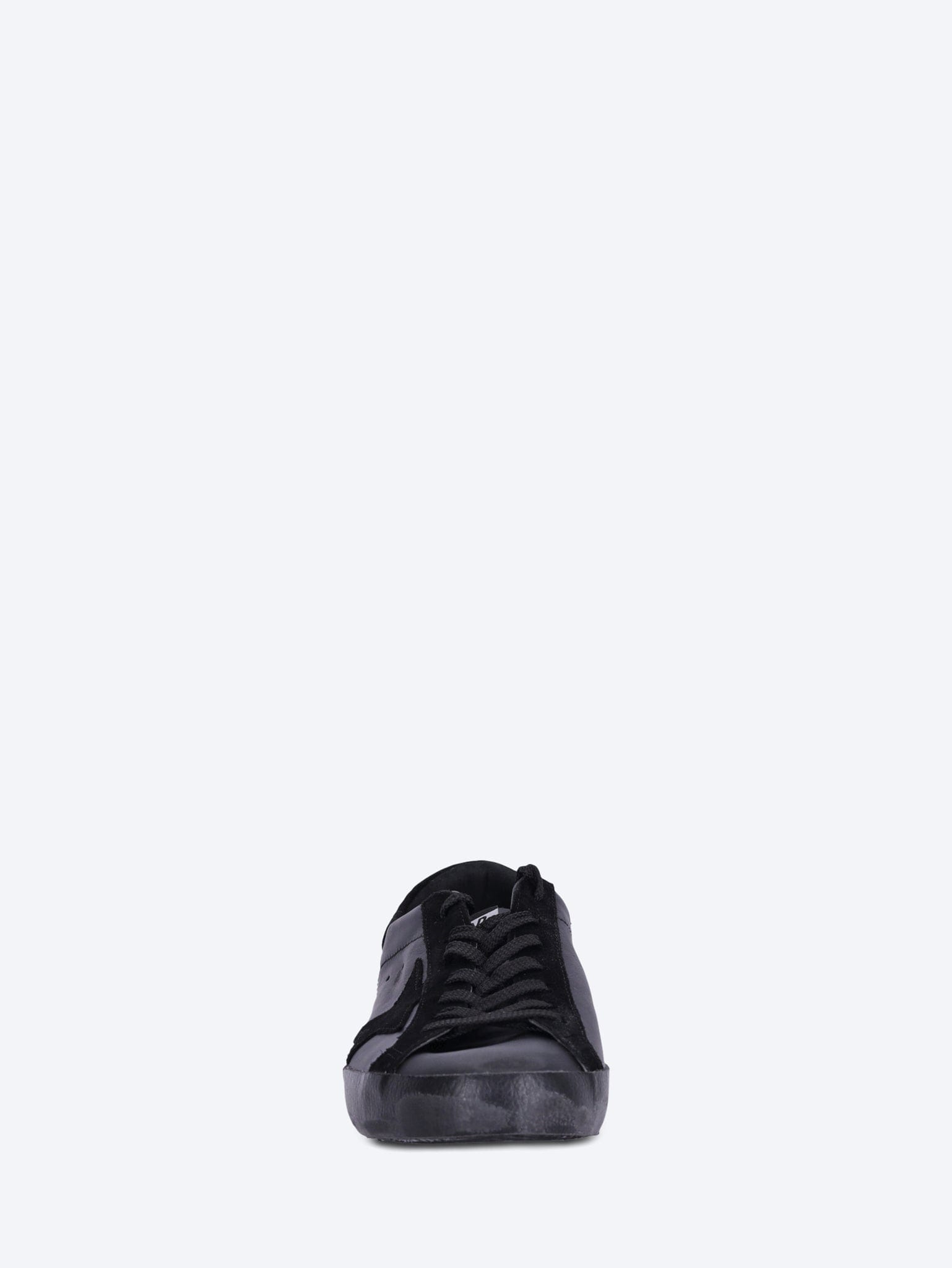 Golden Goose Super - star nappa upper toe and tongue suede star heel and list sneakers