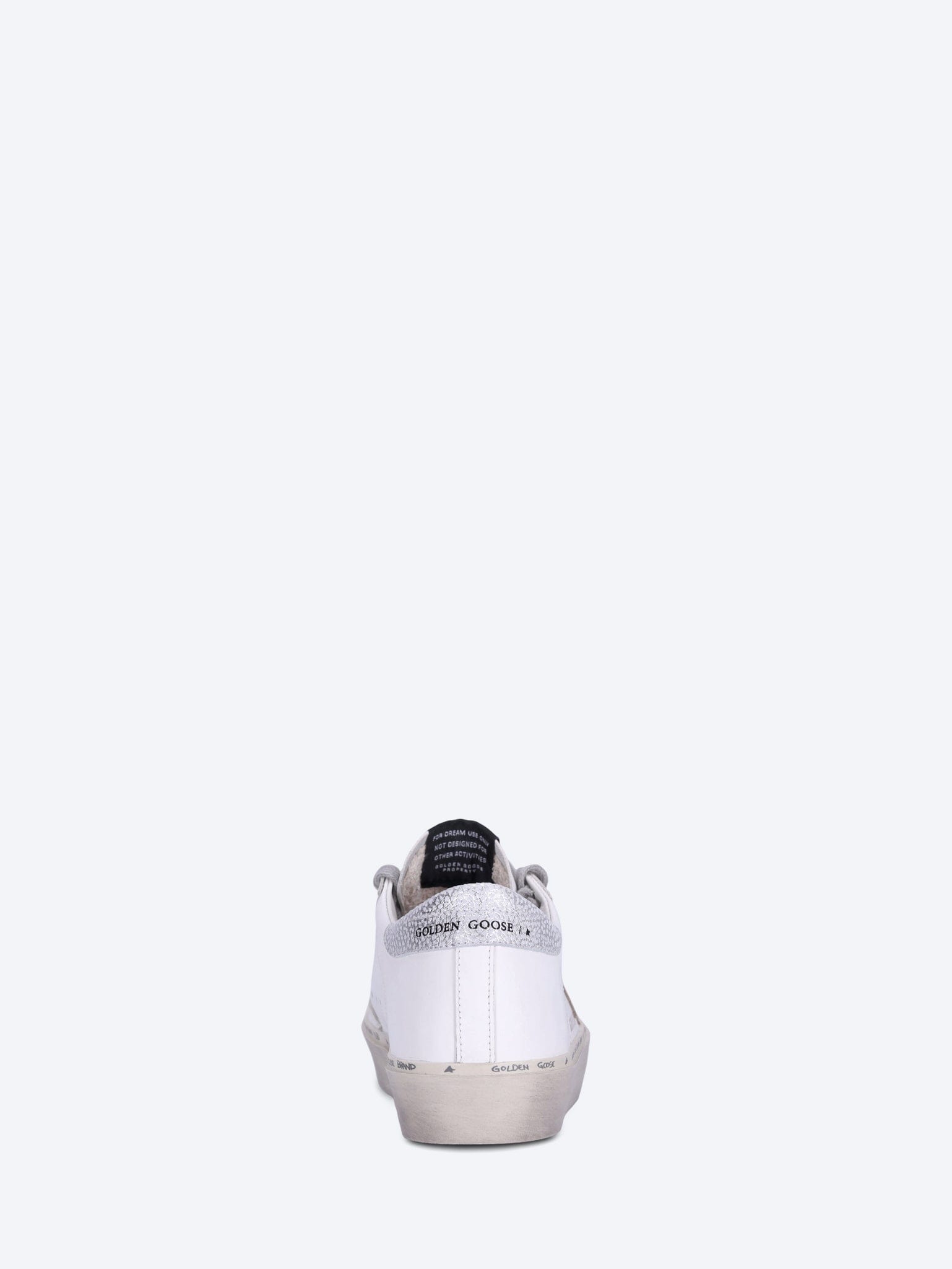 Golden Goose Hi star leather upper laminated star and heel sneakers