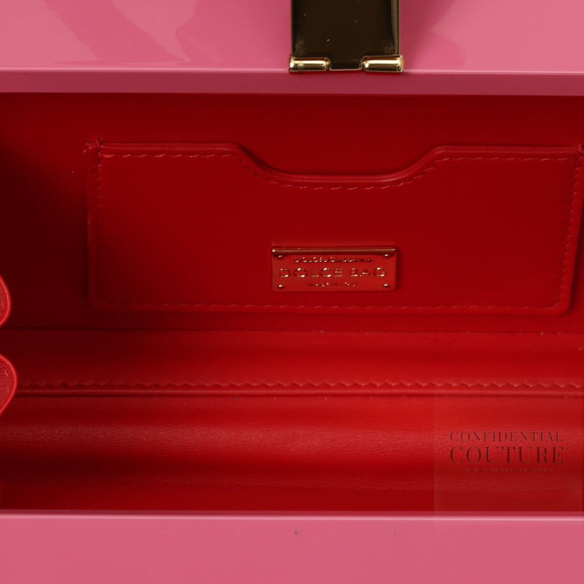 Dolce & Gabbana Printed Acrylic Amore Can Box Crossbody Bag In Pink