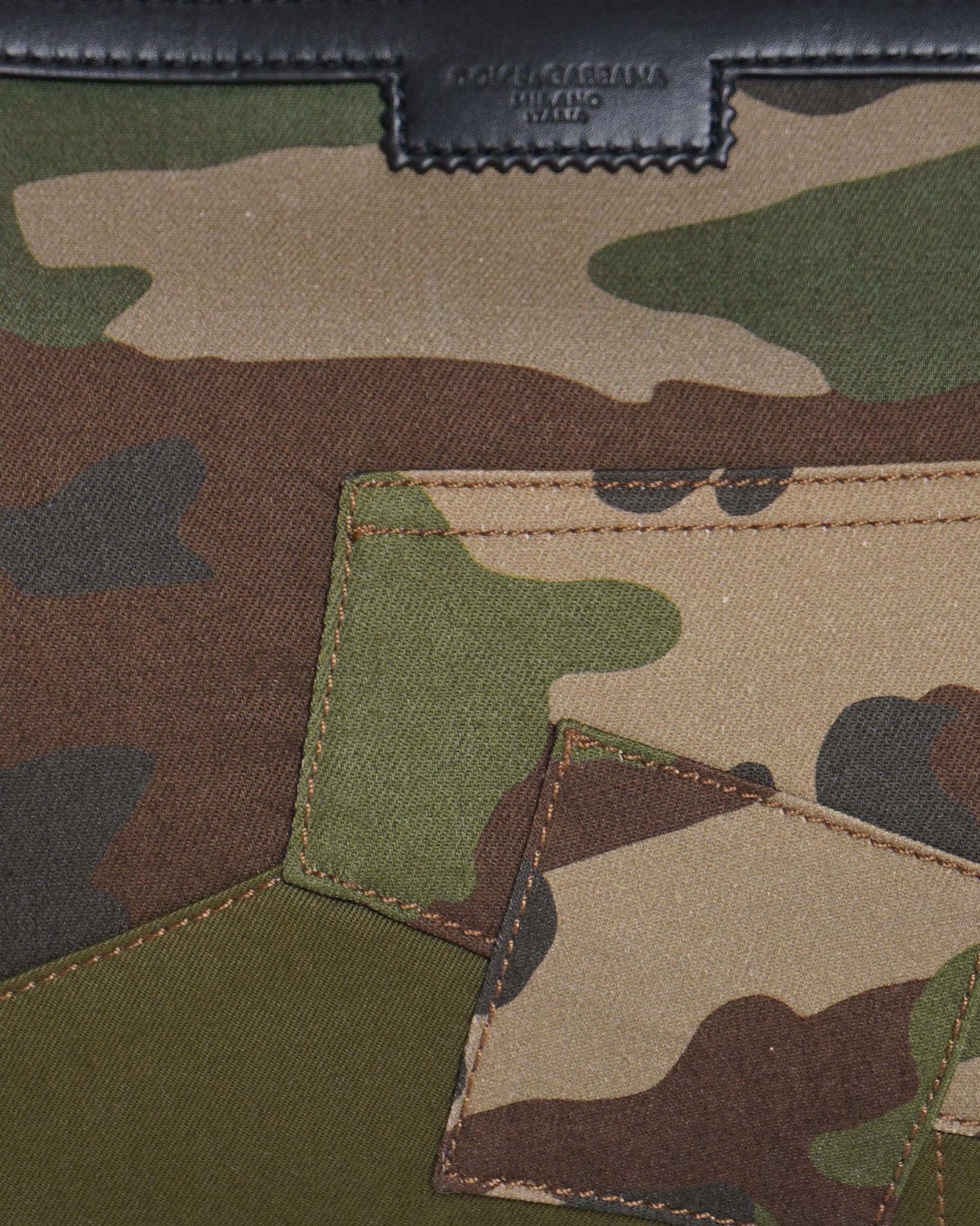 Dolce & Gabbana New Dolce & Gabbana Camouflage Patchwork Crossbody Bag