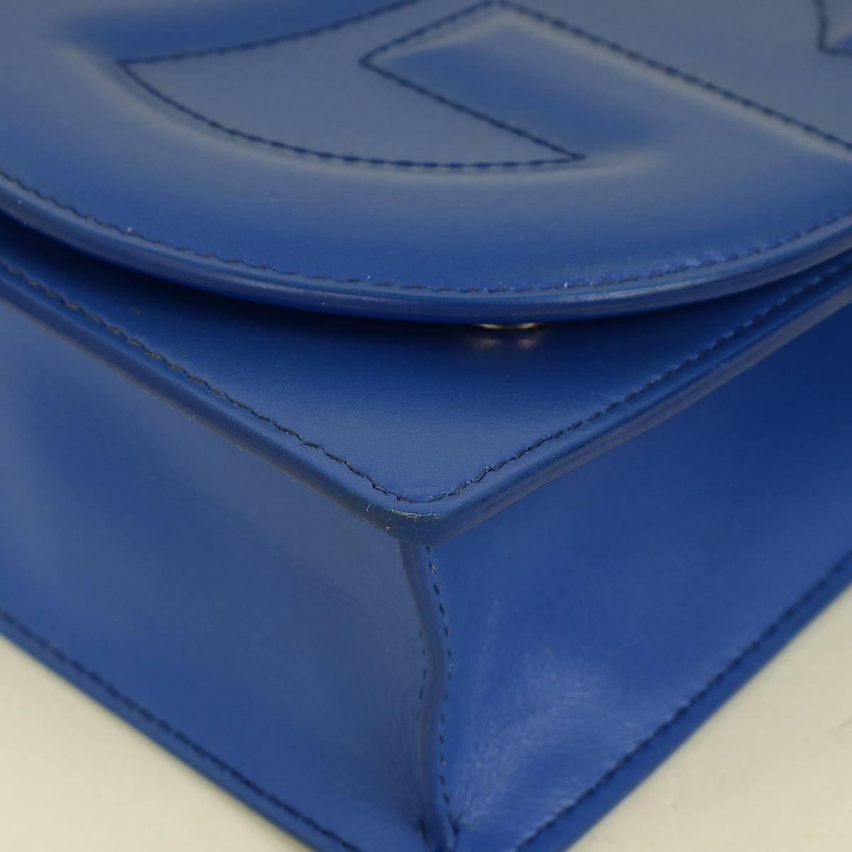 Dolce & Gabbana Royal Blue DG Logo Flap Crossbody Bag