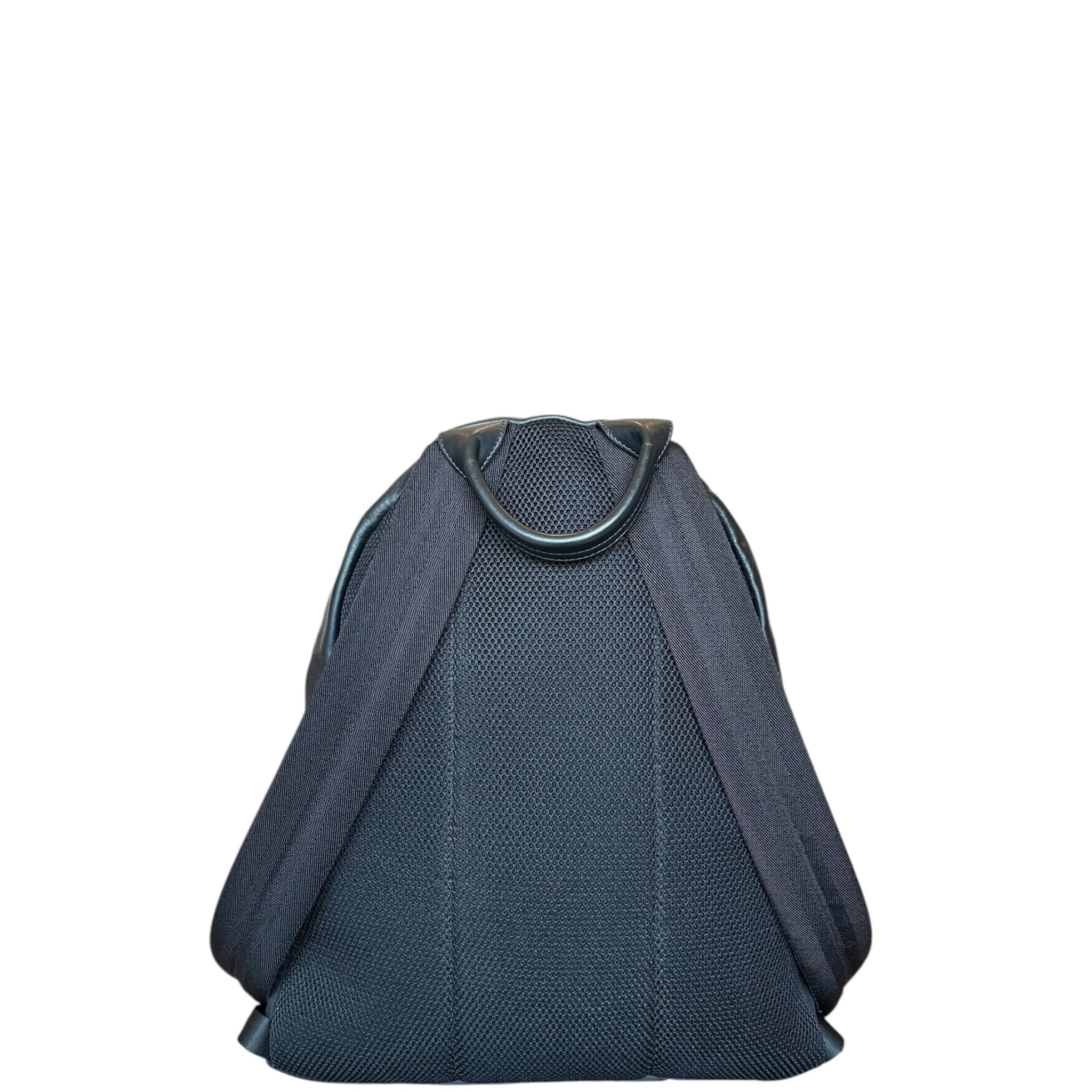 Fendi Black Nylon and Leather Monster Eyes Backpack