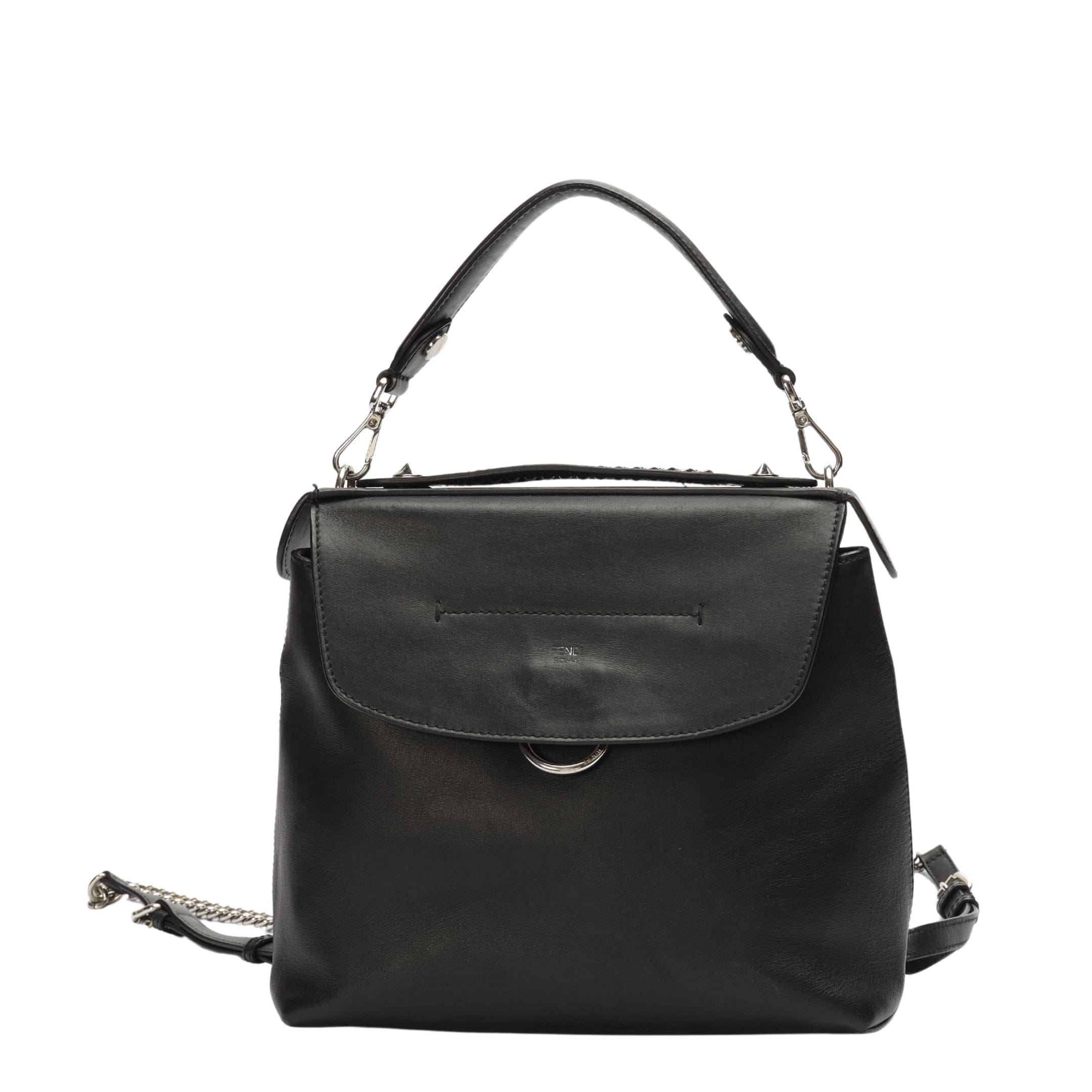 Fendi Black Back to School Backpack