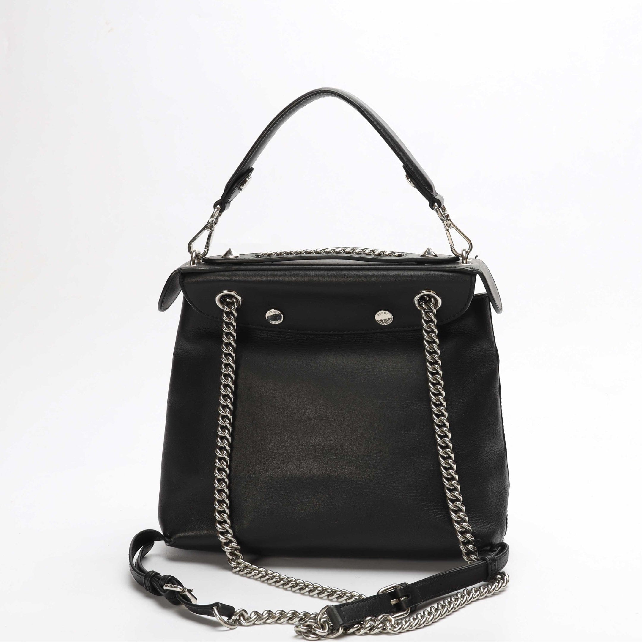 Fendi Black Back to School Backpack
