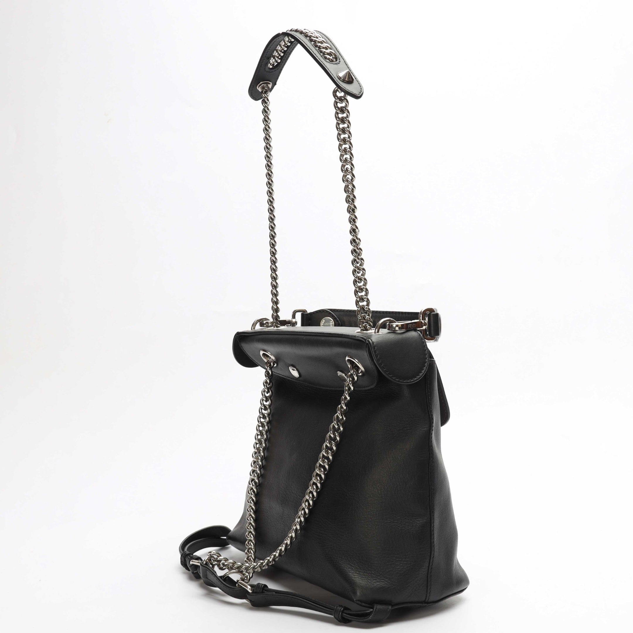 Fendi Black Back to School Backpack