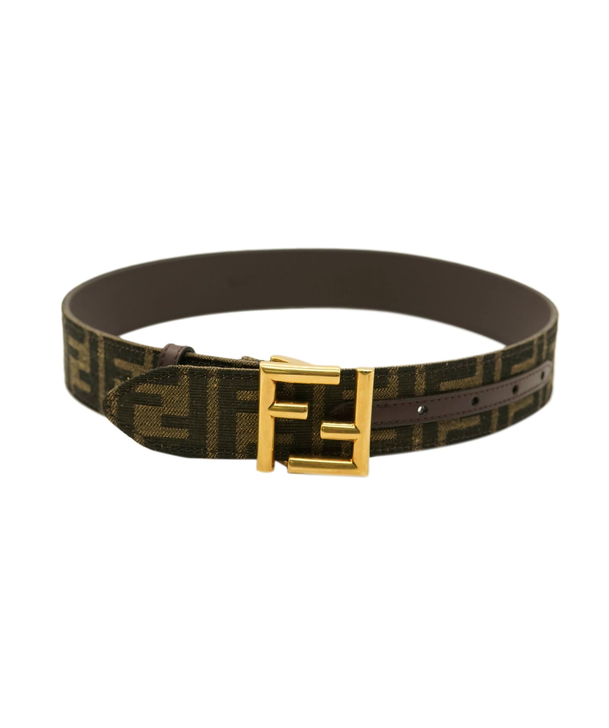 Fendi Zucca Belt Brown Belt ALL1094