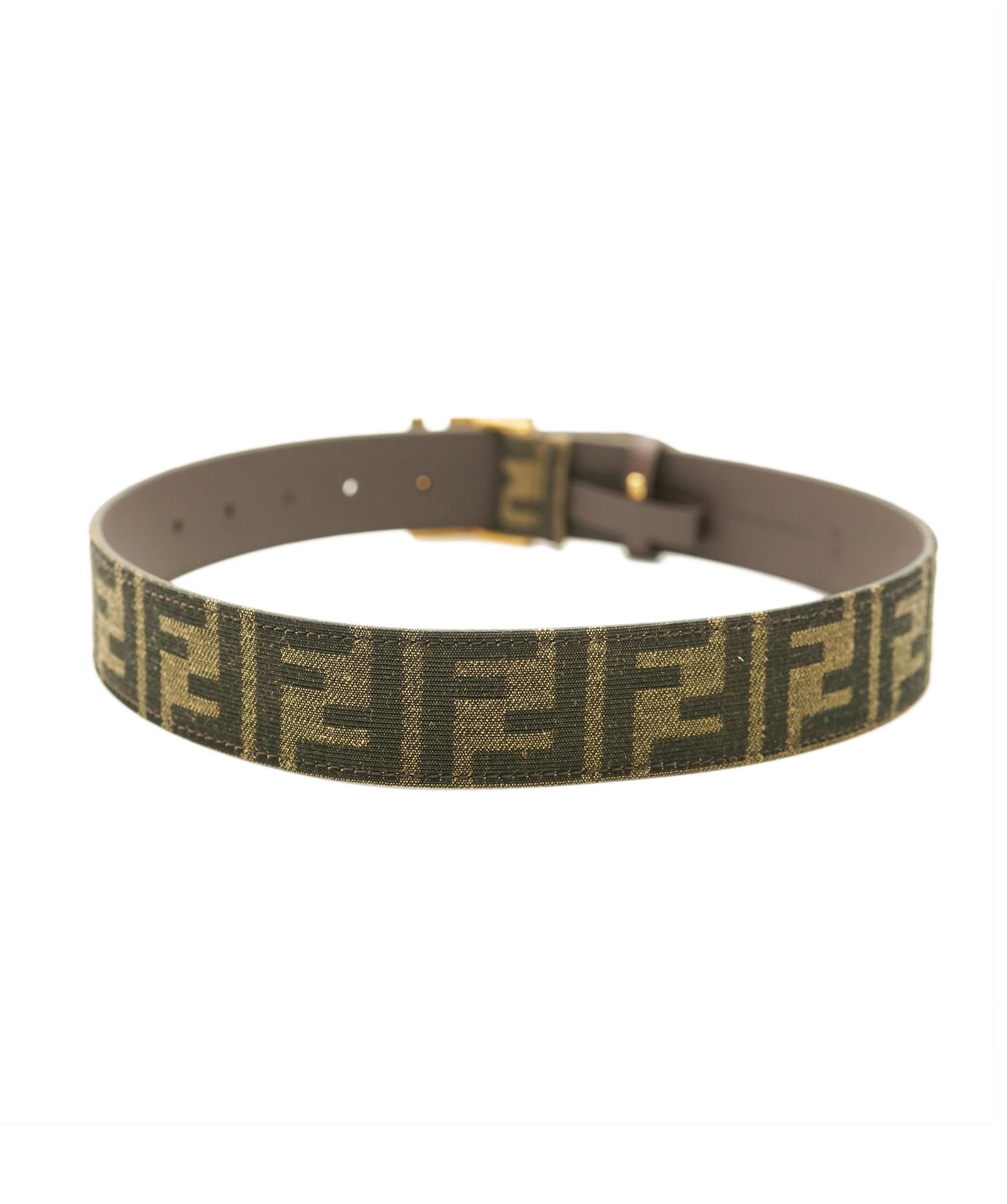 Fendi Zucca Belt Brown Belt ALL1094