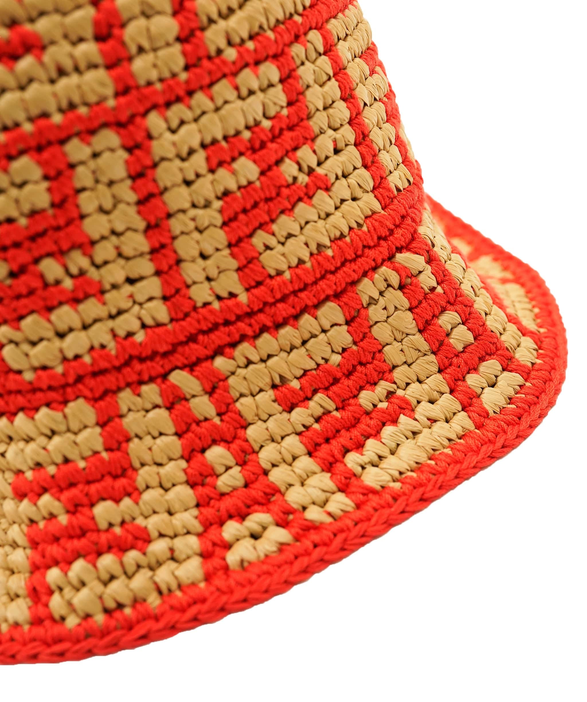 Fendi orange FF Bucket hat ALL1089