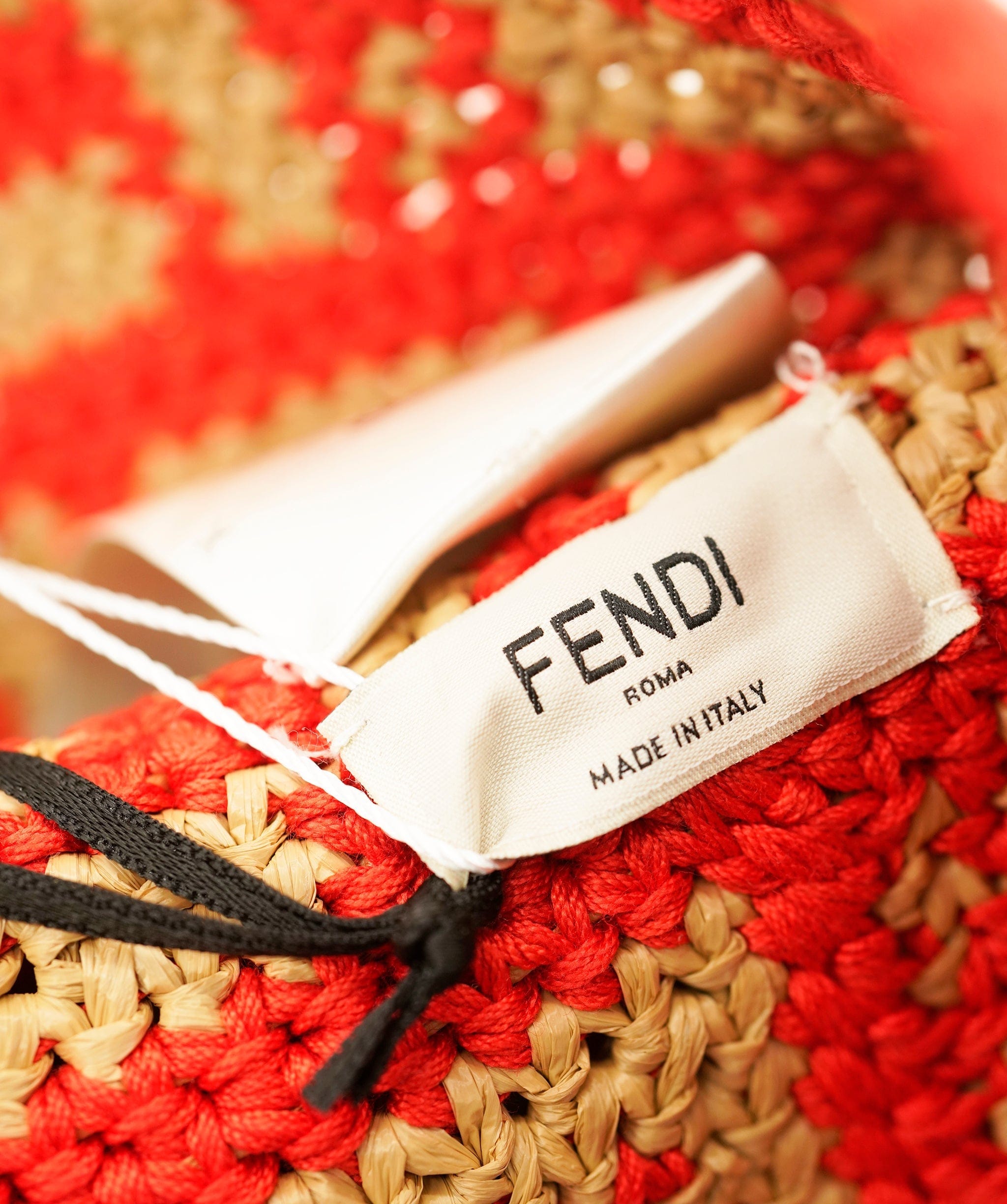 Fendi orange FF Bucket hat ALL1089
