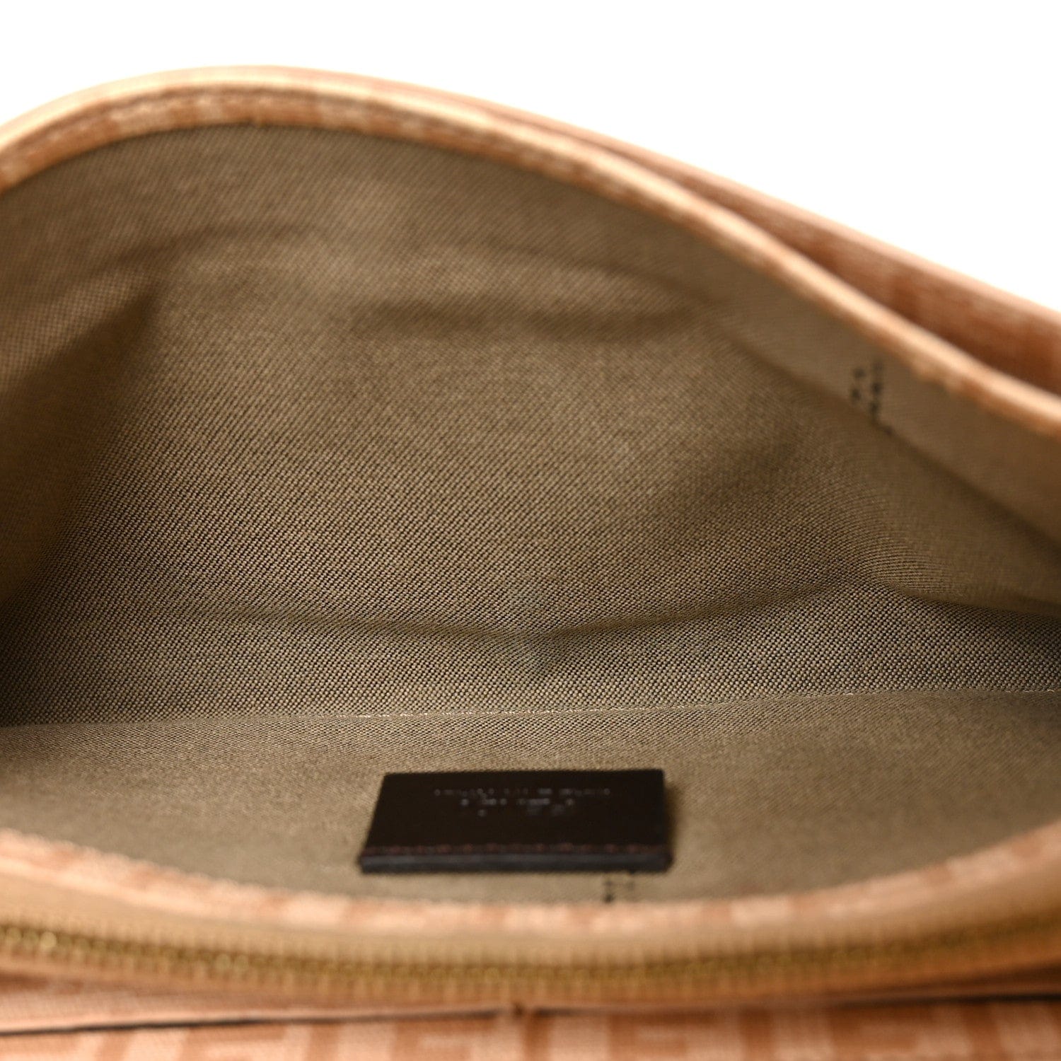 Fendi Zucchino Spalmati Forever Continental Wallet Camelia
