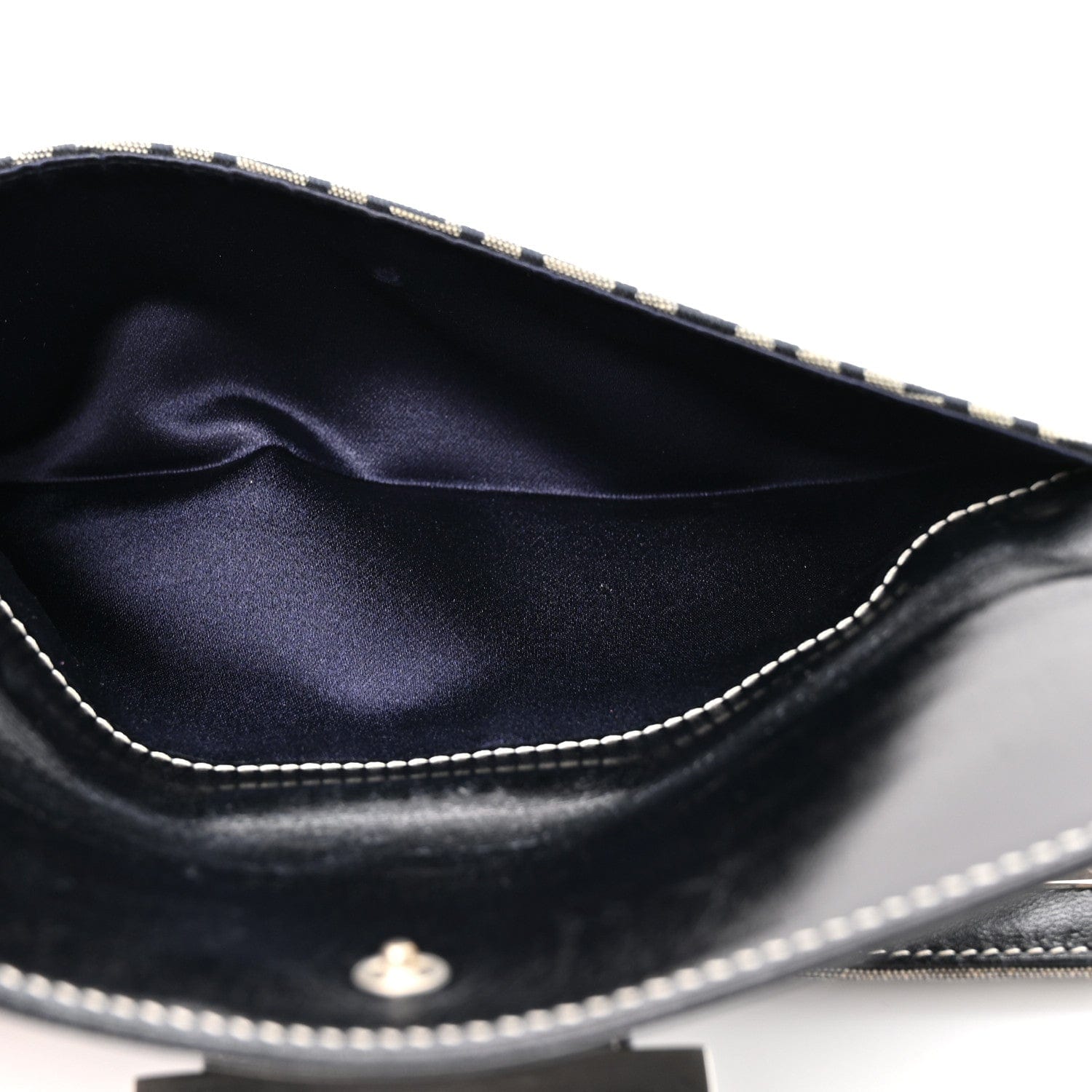Fendi Zucchino Forever Continental Wallet Navy