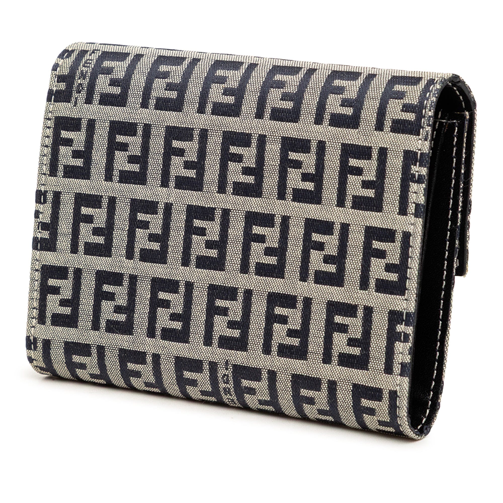 Fendi Zucchino Canvas Trifold Wallet