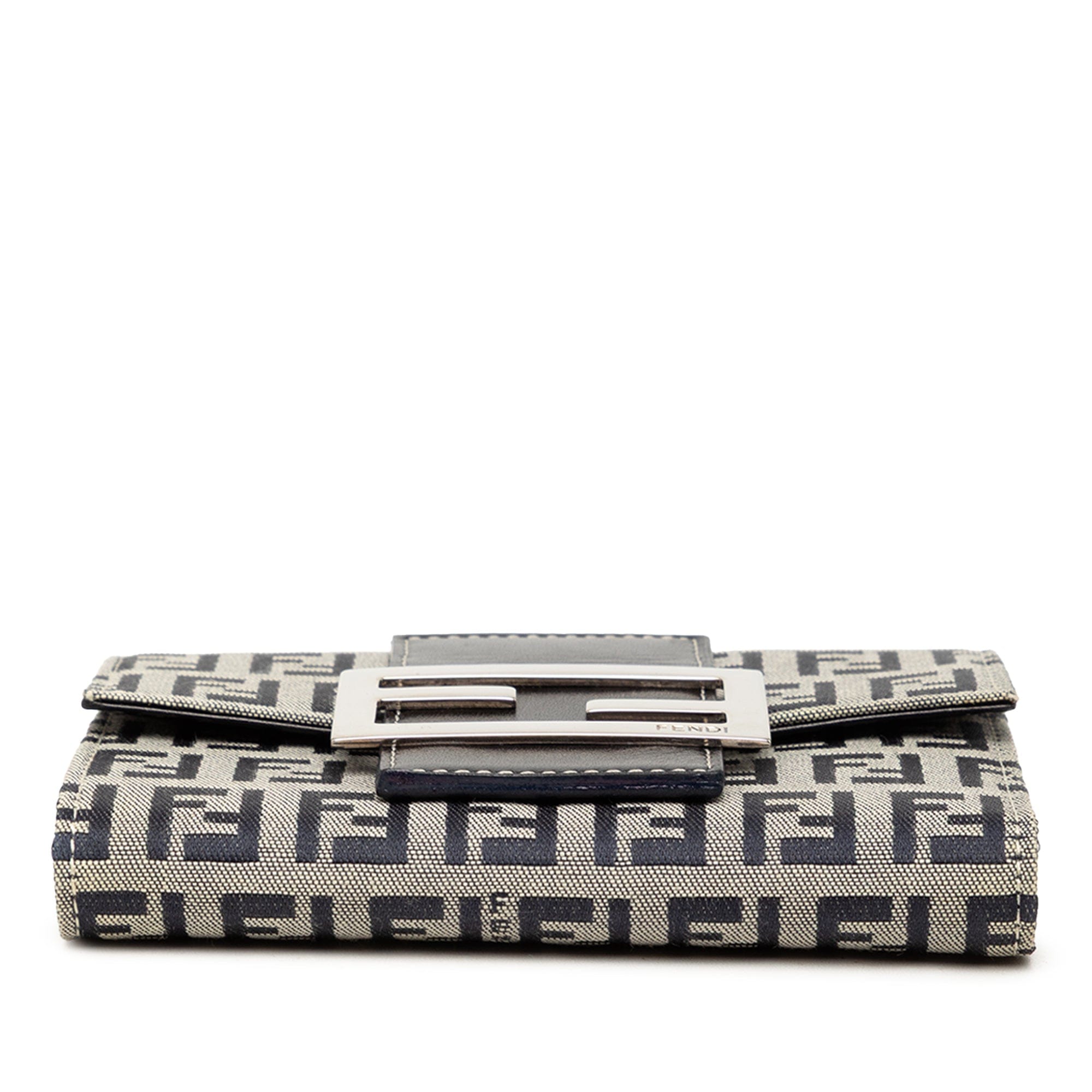 Fendi Zucchino Canvas Trifold Wallet