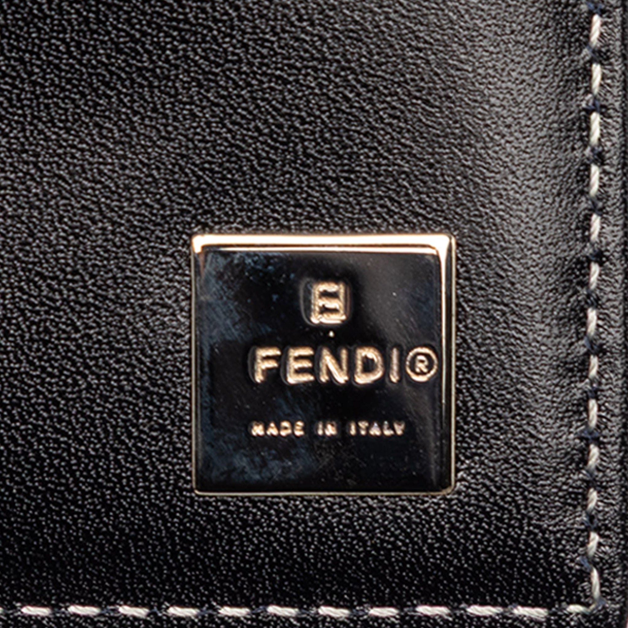 Fendi Zucchino Canvas Trifold Wallet