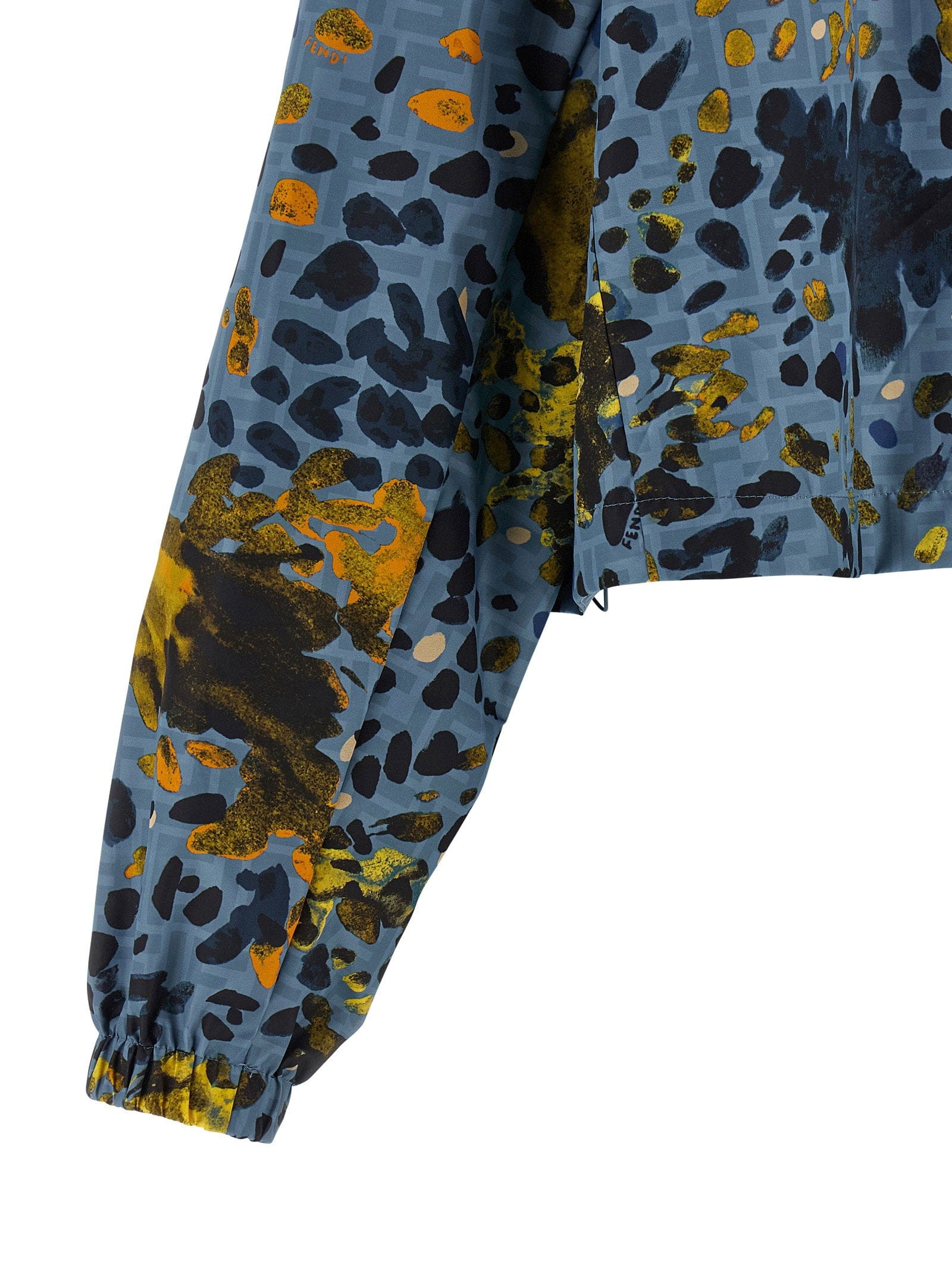 Fendi Reversible Windbreaker Jacket — blue