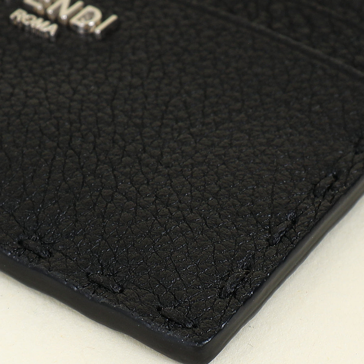Fendi Black Selleria Card Holder